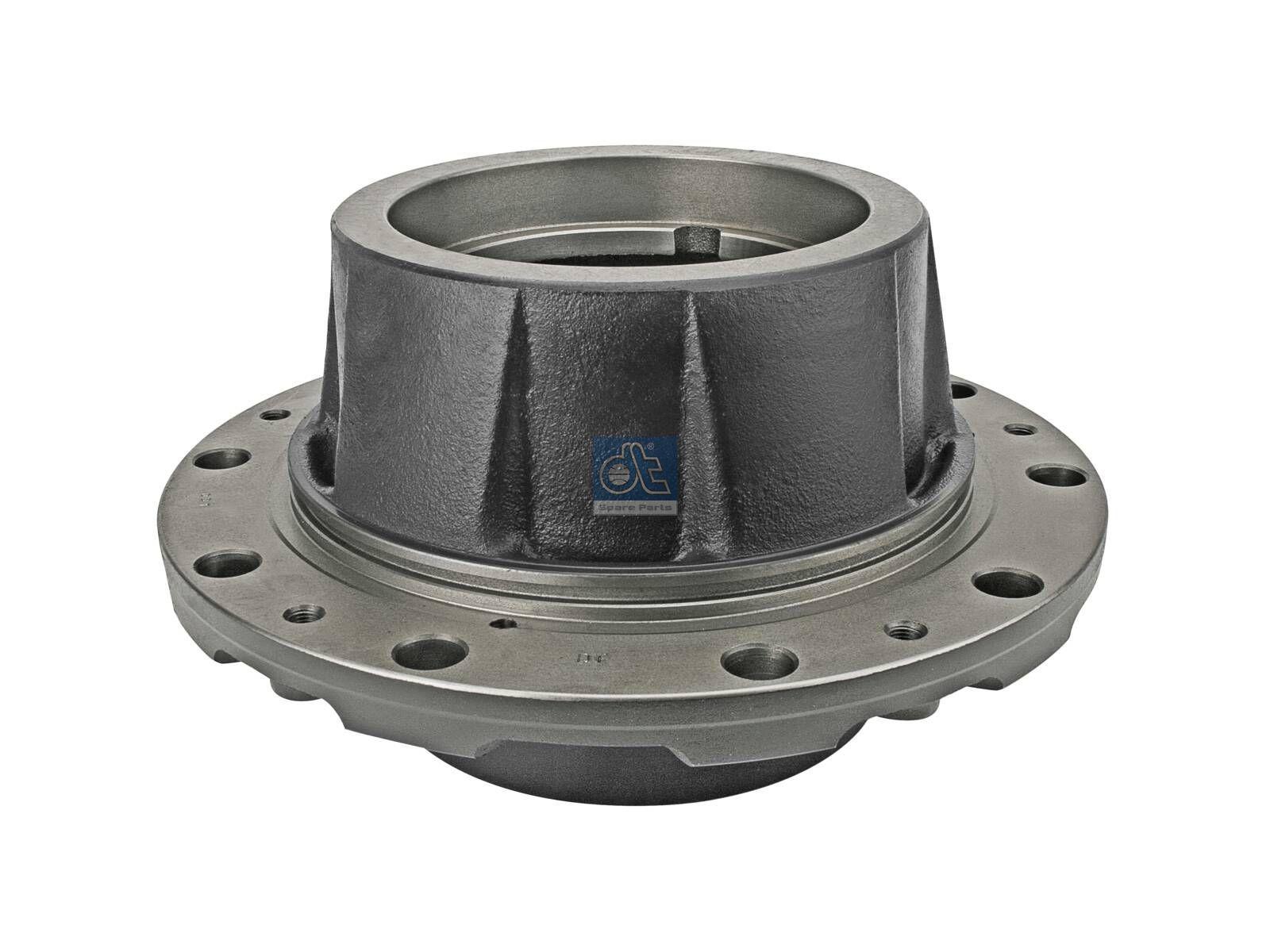 DT Spare Parts 3.67614 Radnabe, ohne Lager, d1: 180 mm, d2: 170 mm, D: 369 mm, 10 bores, b: 22 mm, H: 200,5 mm passend für MAN