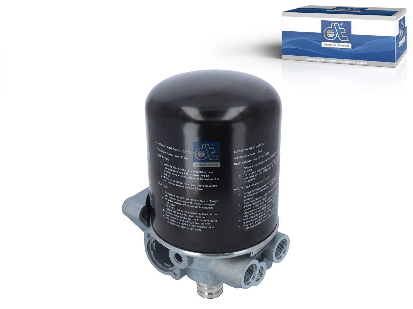DT Spare Parts 3.71010 Lufttrockner, ohne Heizung, 13 bar passend für Multimarken