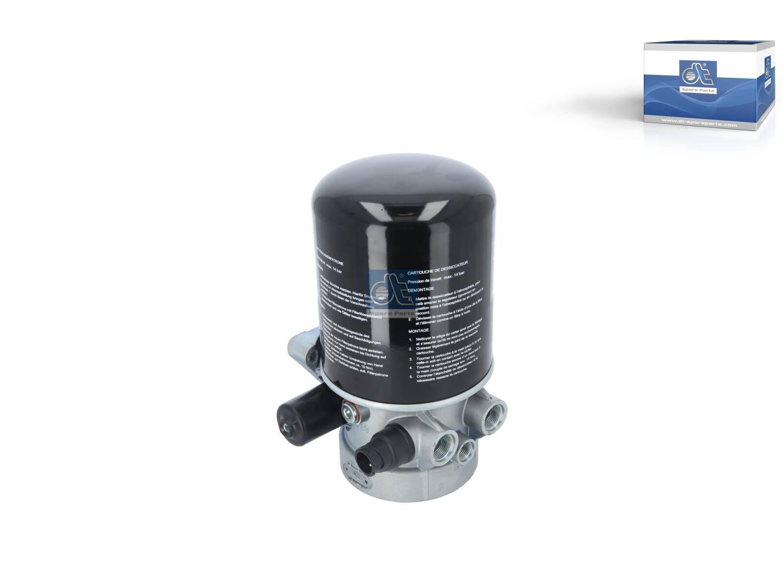 DT Spare Parts 3.71014 Lufttrockner, 24 V, M22 x 1,5, Po: 15,5 bar passend für MAN