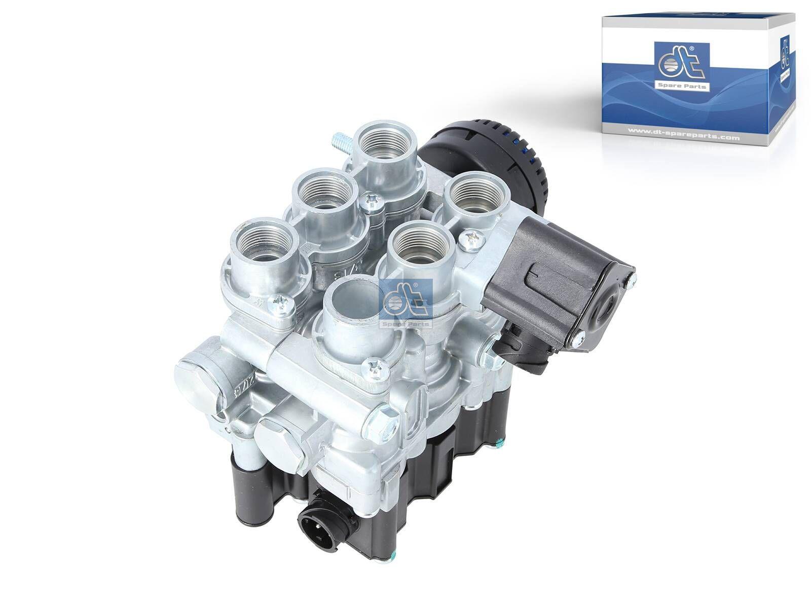 DT Spare Parts 3.72026 Magnetventil, ECAS, 24 V, M22 x 1,5, max. 13 bar passend für Multimarken