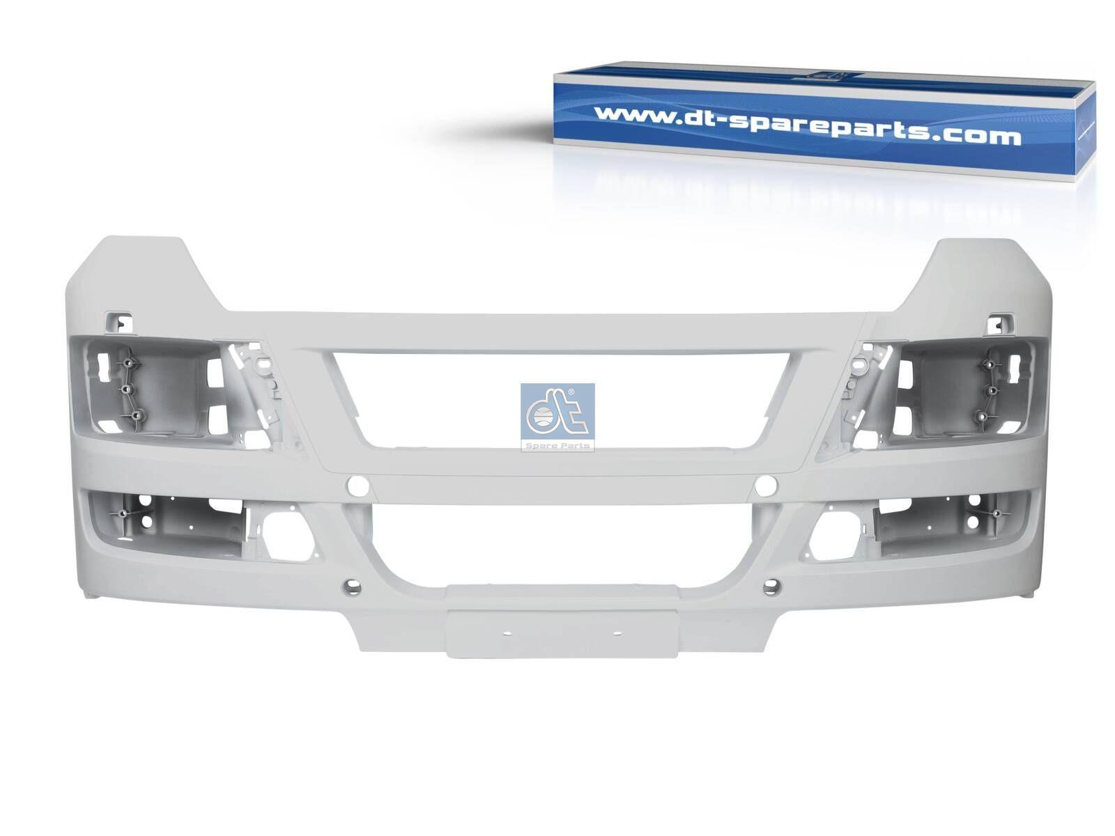 DT Spare Parts 3.80016 Stoßstange, Kunststoff, weiß grundiert passend für Multimarken