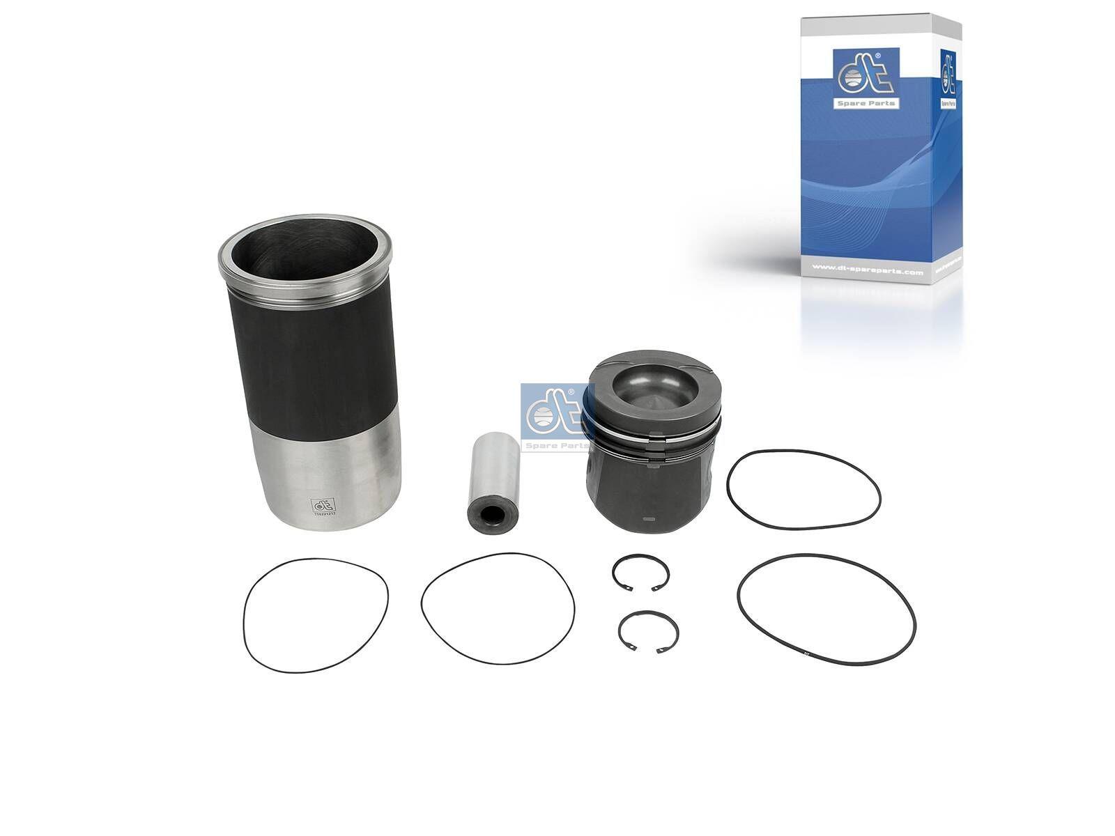 DT Spare Parts 3.90130 Kolben mit Laufbuchse, D: 128 mm passend für MAN