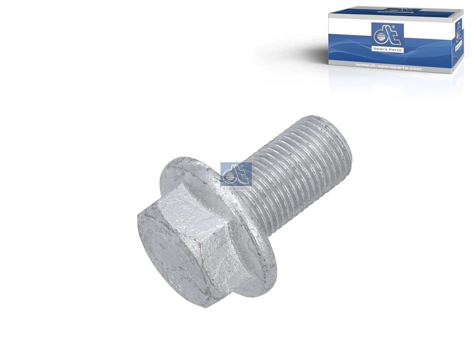DT Spare Parts 4.40374 Schraube, M16 x 1,5, Lu: 30 mm, SW: 24, 10.9, DIN 6921 passend für Multimarken