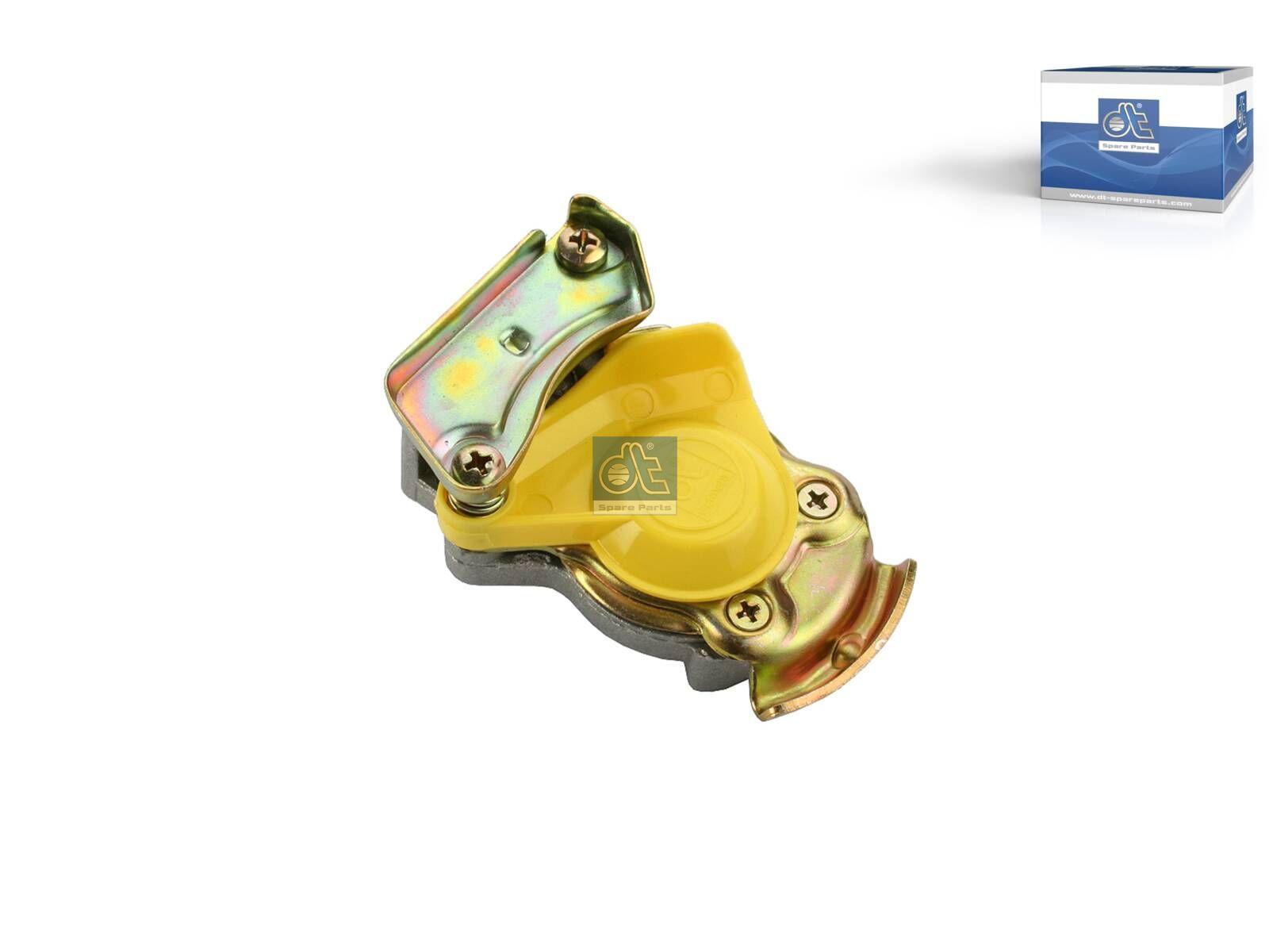 DT Spare Parts 4.60135 Kupplungskopf, gelber Deckel, M22 x 1,5, 8,5 bar passend für Multimarken
