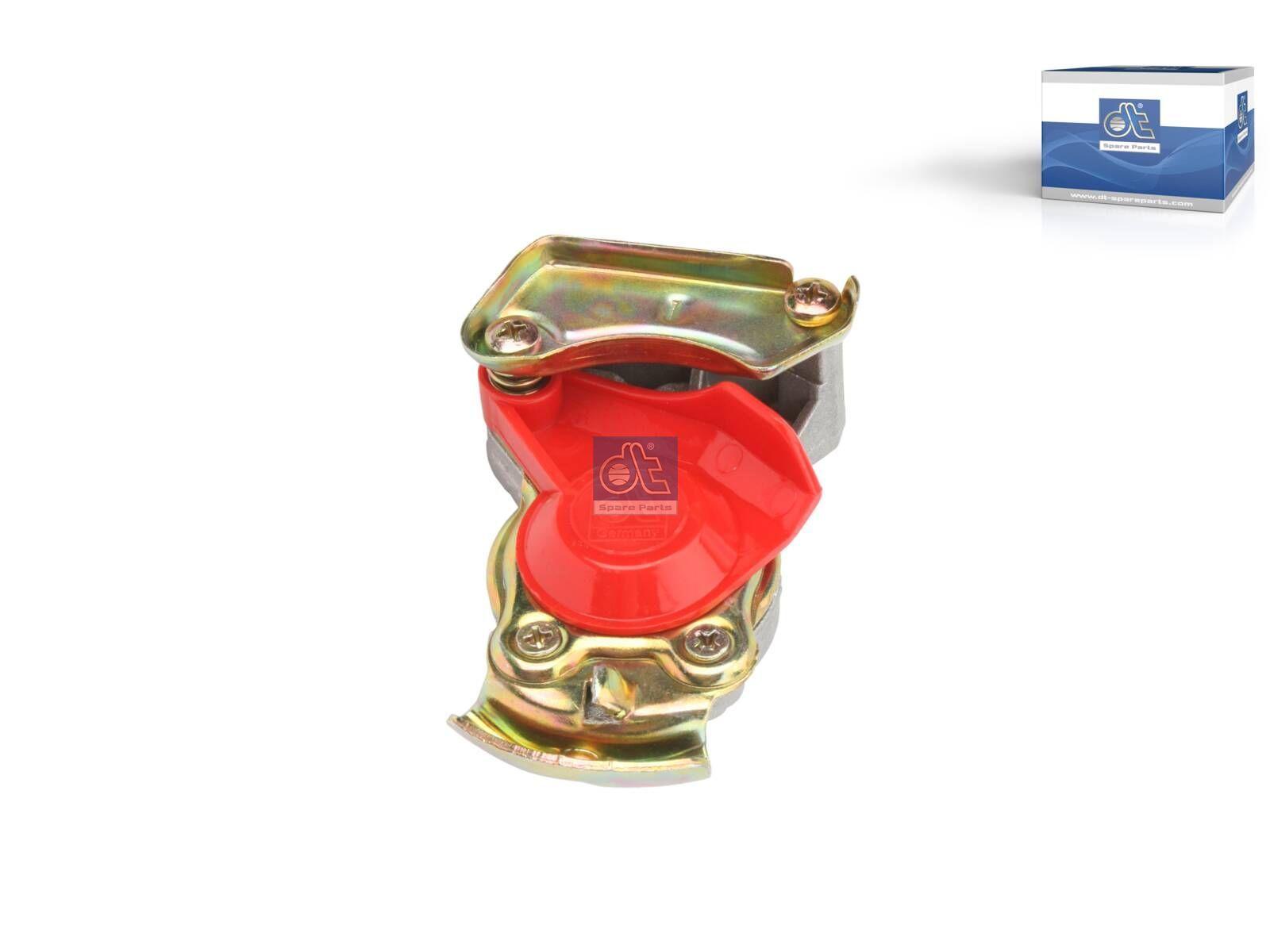 DT Spare Parts 4.60340 Kupplungskopf, autom. Verschluss, roter Deckel, M16 x 1,5, 10 bar passend für Multimarken