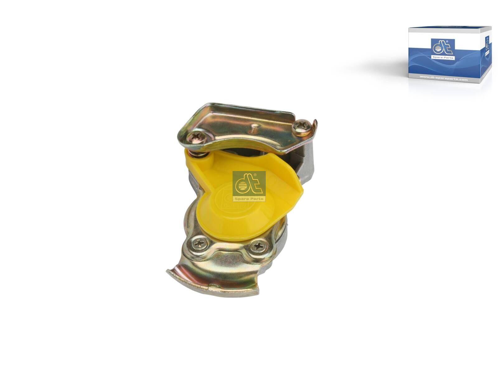 DT Spare Parts 4.60341 Kupplungskopf, autom. Verschluss, gelber Deckel, M16 x 1,5, 10 bar passend für Multimarken