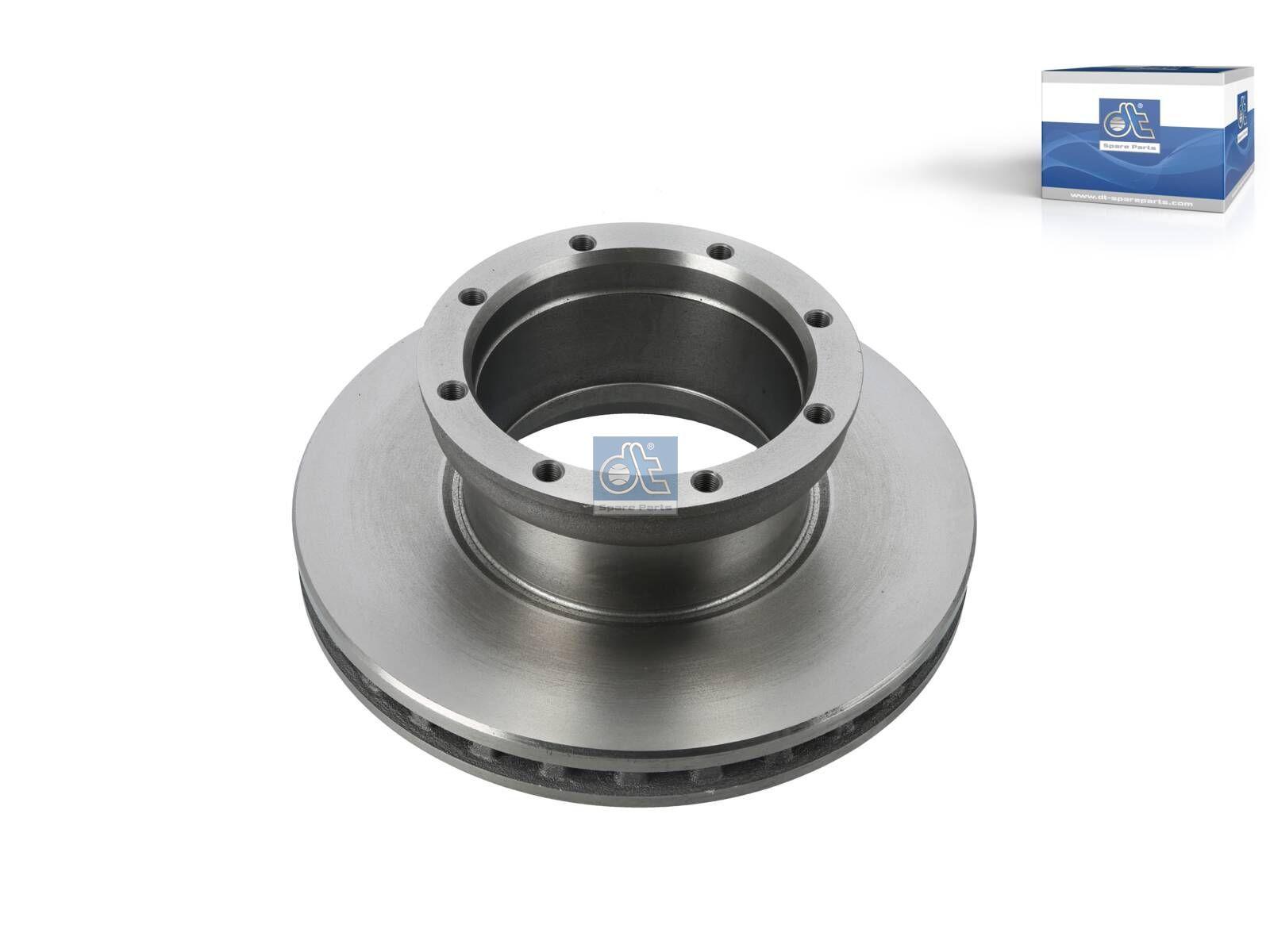 DT Spare Parts 4.62217 Bremsscheibe, D: 376,5 mm, 8 bores, P: 201 mm, M14 x 1,5, d: 176 mm, H: 138,4 mm, S: 45 mm, s: 37 mm passend für Mercedes-Benz