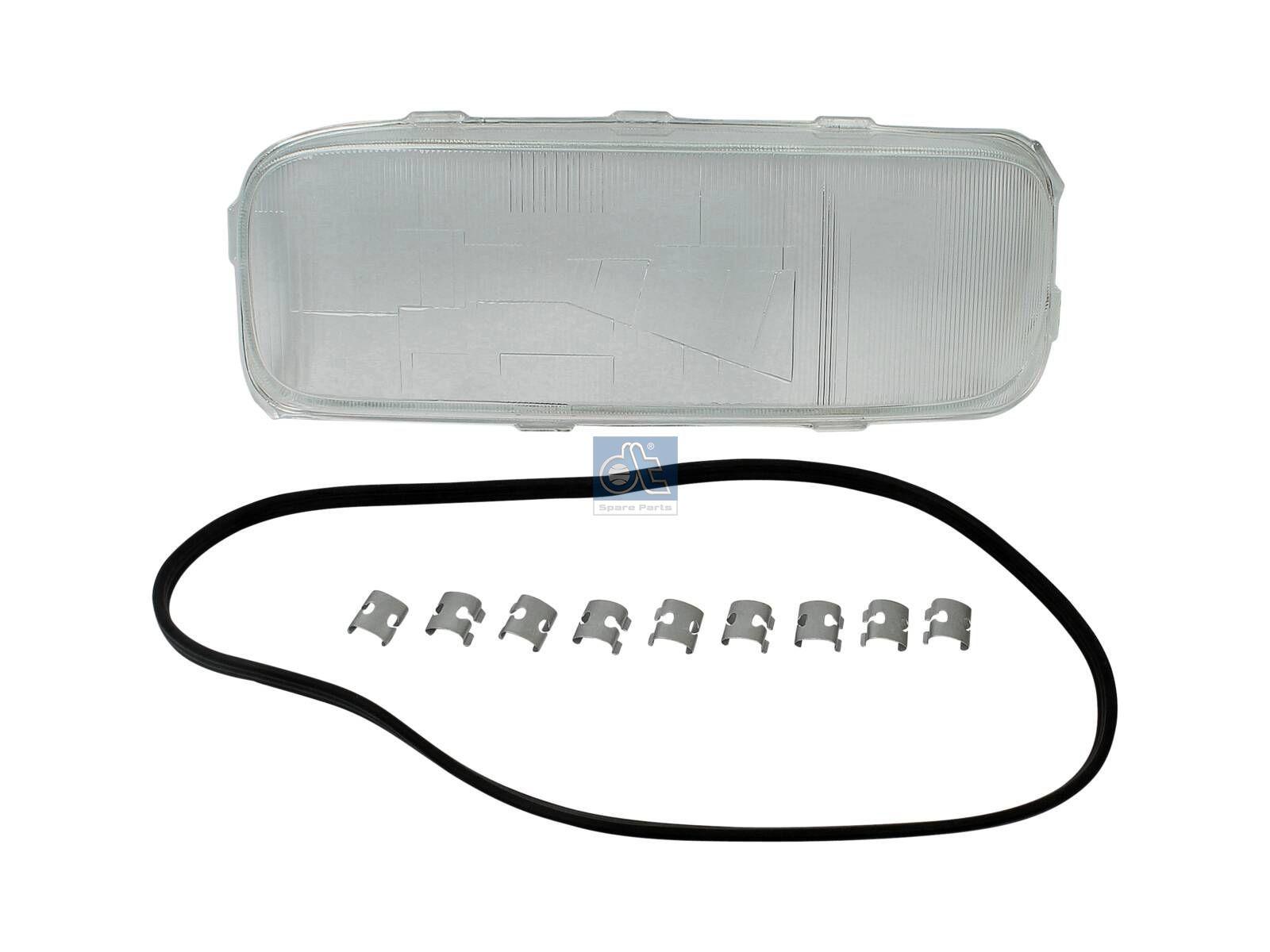 DT Spare Parts 4.63507 Hauptscheinwerferglas, links passend für Mercedes-Benz