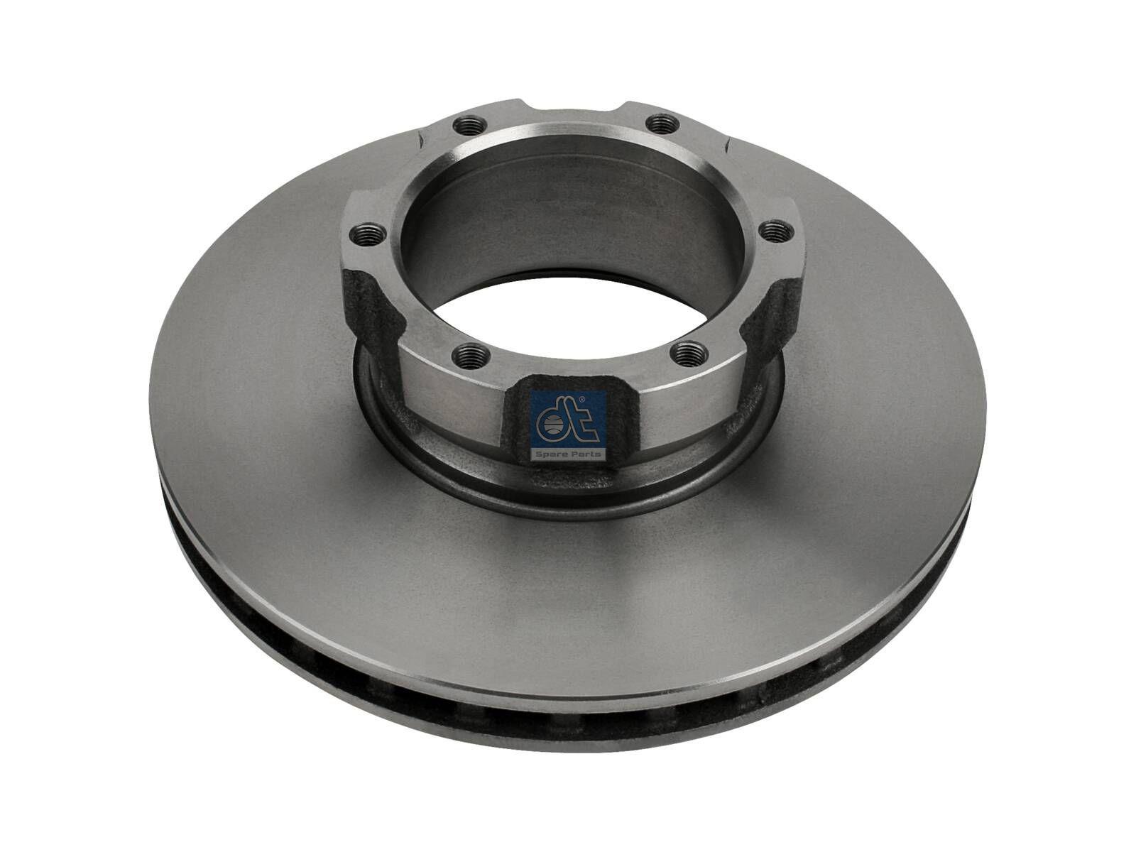 DT Spare Parts 4.63988 Bremsscheibe, D: 304 mm, 6 bores, P: 140 mm, M12 x 1,5, d: 118 mm, H: 91 mm, S: 30 mm, s: 26 mm passend für Multimarken