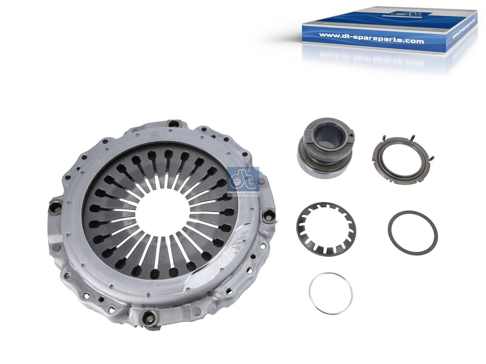 DT Spare Parts 4.64092 Druckplatte, mit Ausrücklager, D: 430 mm passend für Mercedes-Benz