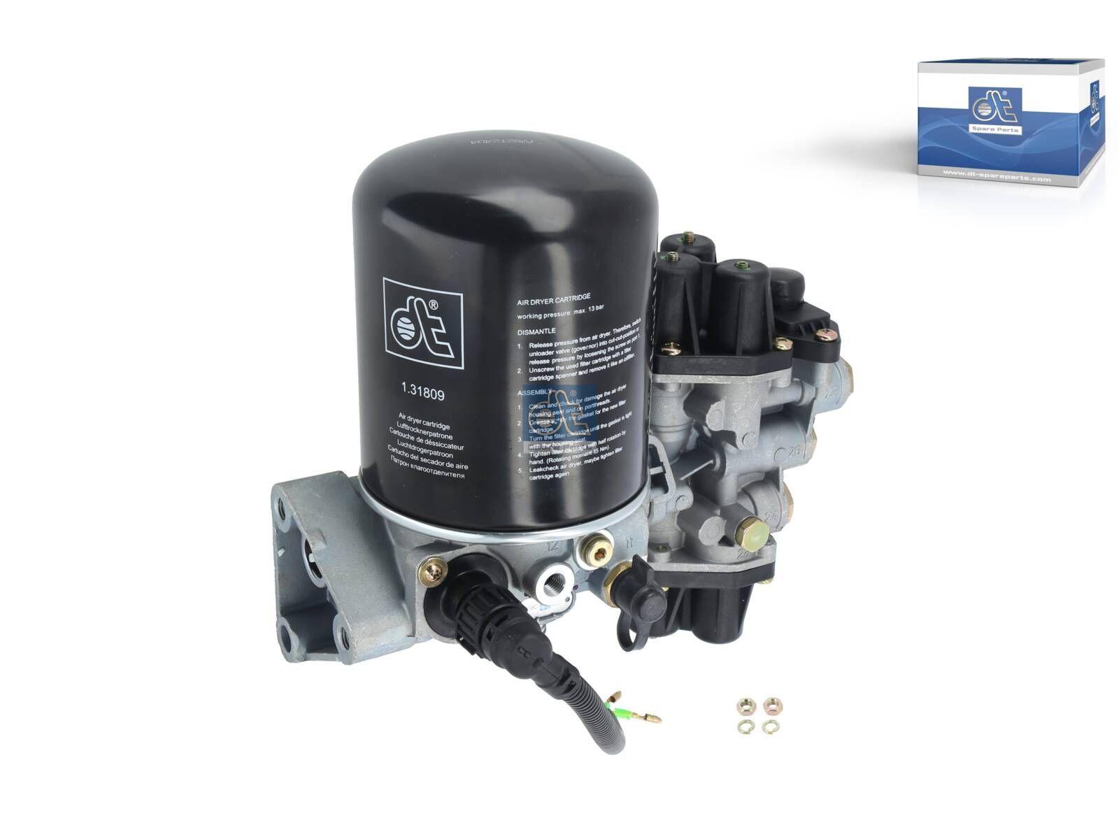 DT Spare Parts 4.64407 Lufttrockner, komplett mit Ventil, mit Heizung passend für Mercedes-Benz