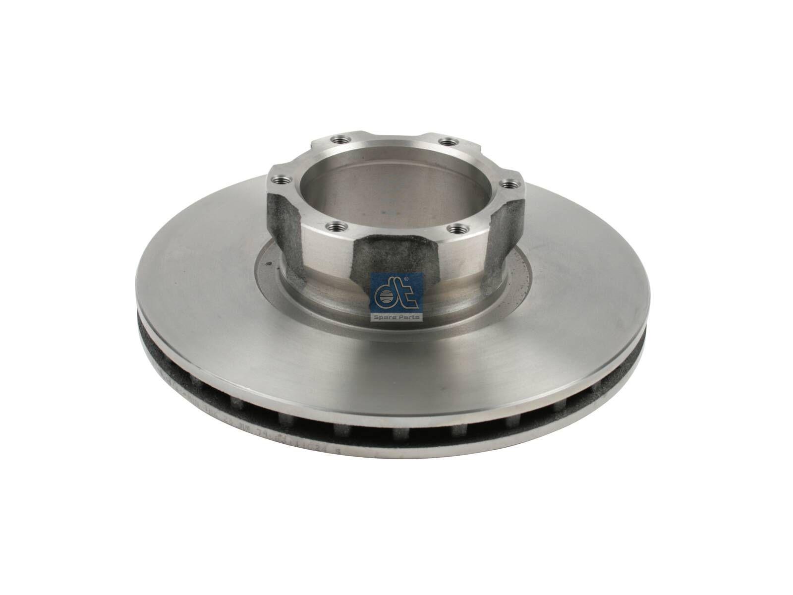 DT Spare Parts 4.64641 Bremsscheibe, D: 324 mm, 6 bores, P: 140 mm, M12 x 1,5, d: 118 mm, H: 91 mm, S: 30 mm, s: 26 mm passend für Multimarken