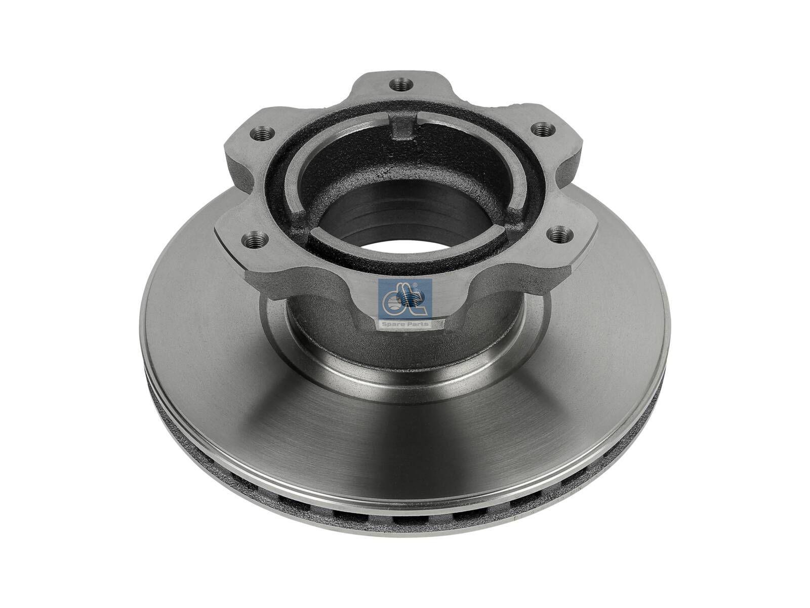 DT Spare Parts 4.64642 Bremsscheibe, D: 324 mm, 6 bores, P: 192 mm, M12 x 1,5, d: 120 mm, H: 120,5 mm, S: 30 mm, s: 27,5 mm passend für Mercedes-Benz