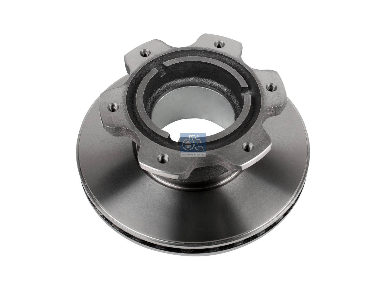 DT Spare Parts 4.64646 Bremsscheibe, mit ABS Ring, D: 304 mm, 6 bores, P: 192 mm, M12 x 1,5, d: 120 mm, H: 115 mm, S: 30 mm, s: 27 mm passend für Mercedes-Benz