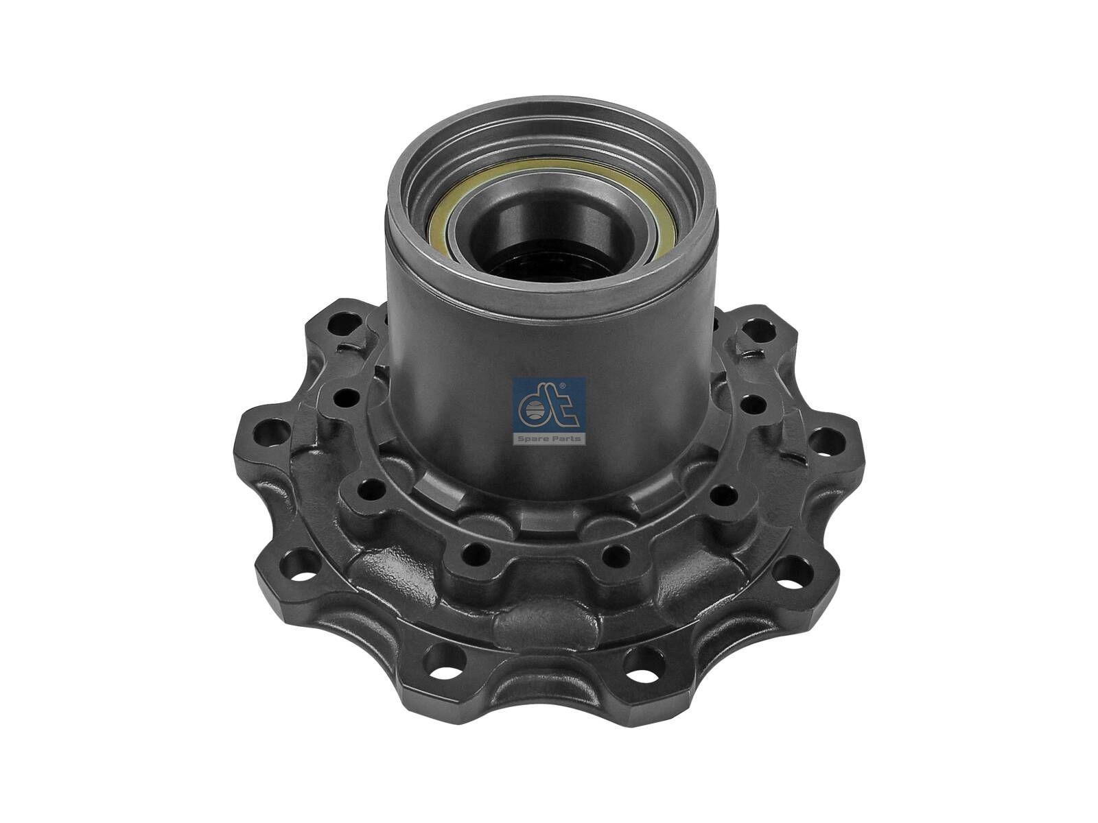 DT Spare Parts 4.64654 Radnabe, mit Lager, d1: 140 mm, d2: 140 mm, D: 380 mm, 10 bores, b: 22 mm, P: 335 mm, H: 212,5 mm passend für Multimarken