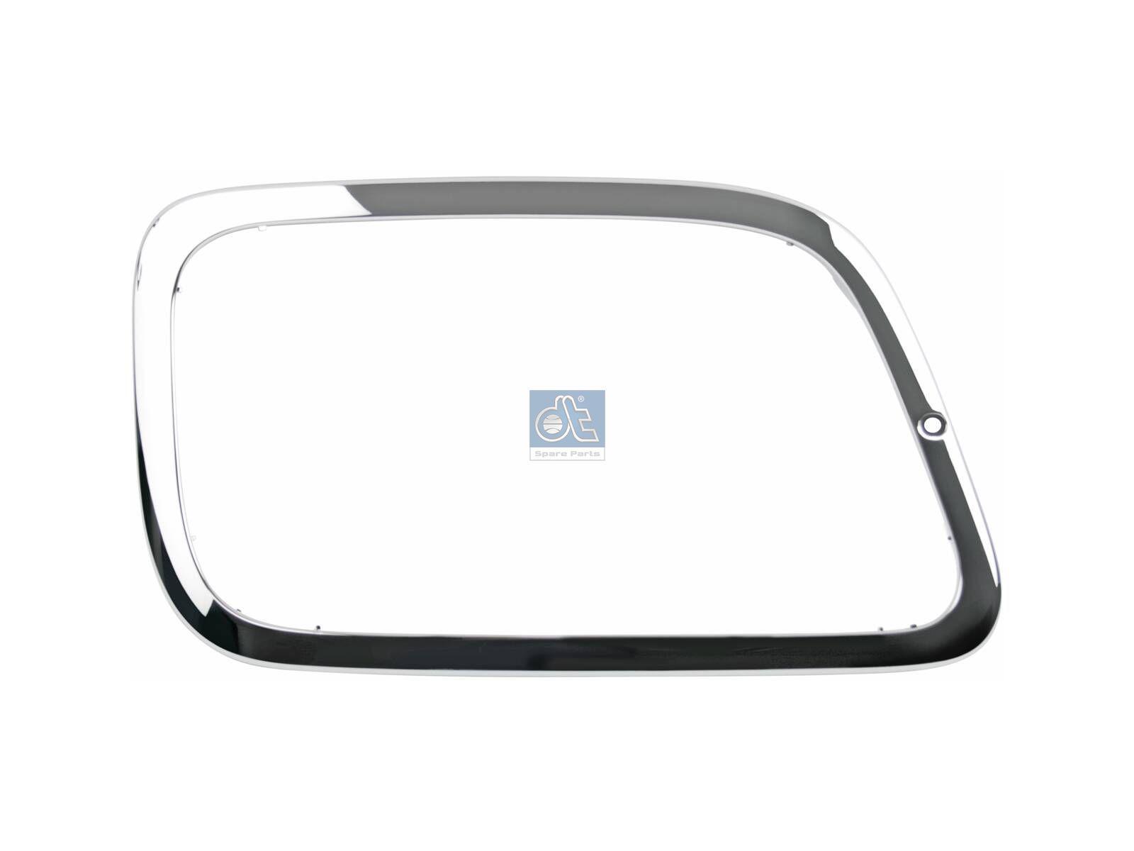 DT Spare Parts 4.65311 Scheinwerferrahmen, rechts, silber passend für Mercedes-Benz