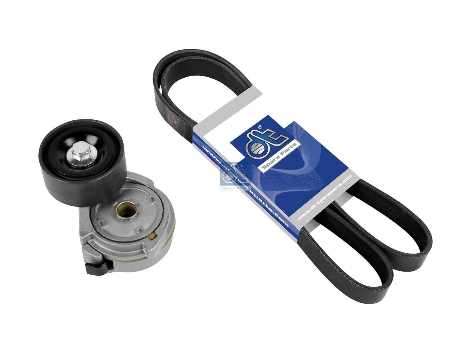 DT Spare Parts 4.65492 Riemenspanner, komplett, mit Keilrippenriemen, 8 PK, L: 1420 mm passend für Mercedes-Benz
