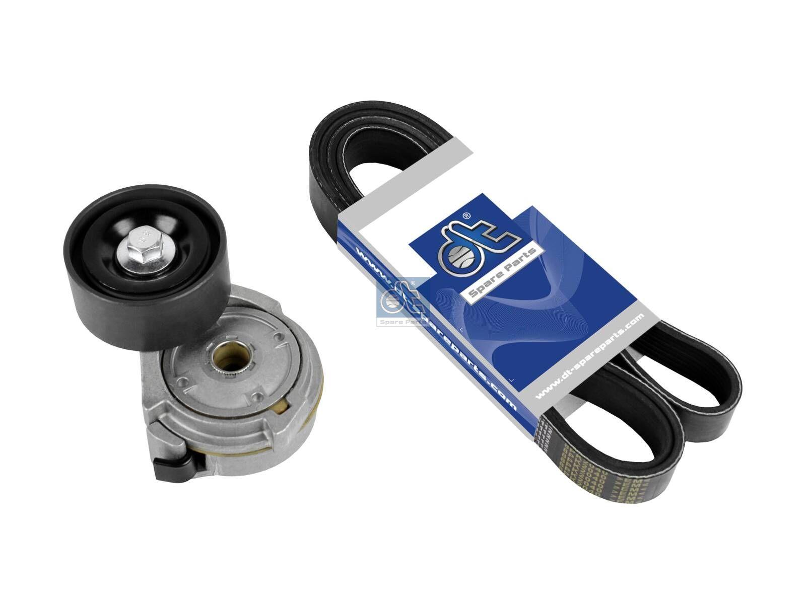 DT Spare Parts 4.65494 Riemenspanner, komplett, mit Keilrippenriemen, 8 PK, L: 2040 mm passend für Mercedes-Benz
