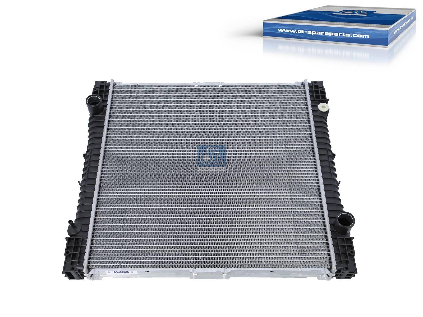 DT Spare Parts 4.65703 Kühler, ohne Rahmen, L: 605 mm, W: 610 mm, T: 52 mm passend für Mercedes-Benz