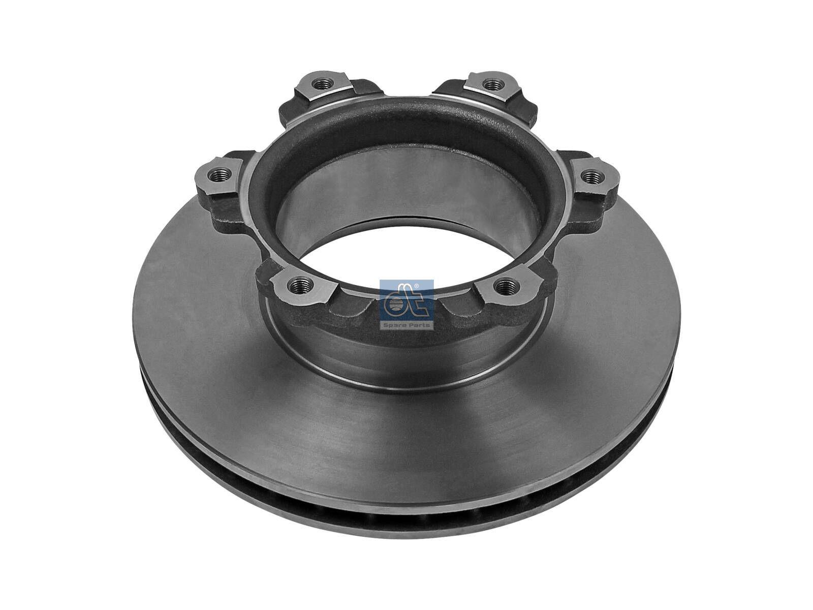 DT Spare Parts 4.65967 Bremsscheibe, D: 324 mm, 6 bores, P: 205 mm, M12 x 1,5, d: 153 mm, H: 111 mm, S: 30 mm, s: 26 mm passend für Mercedes-Benz