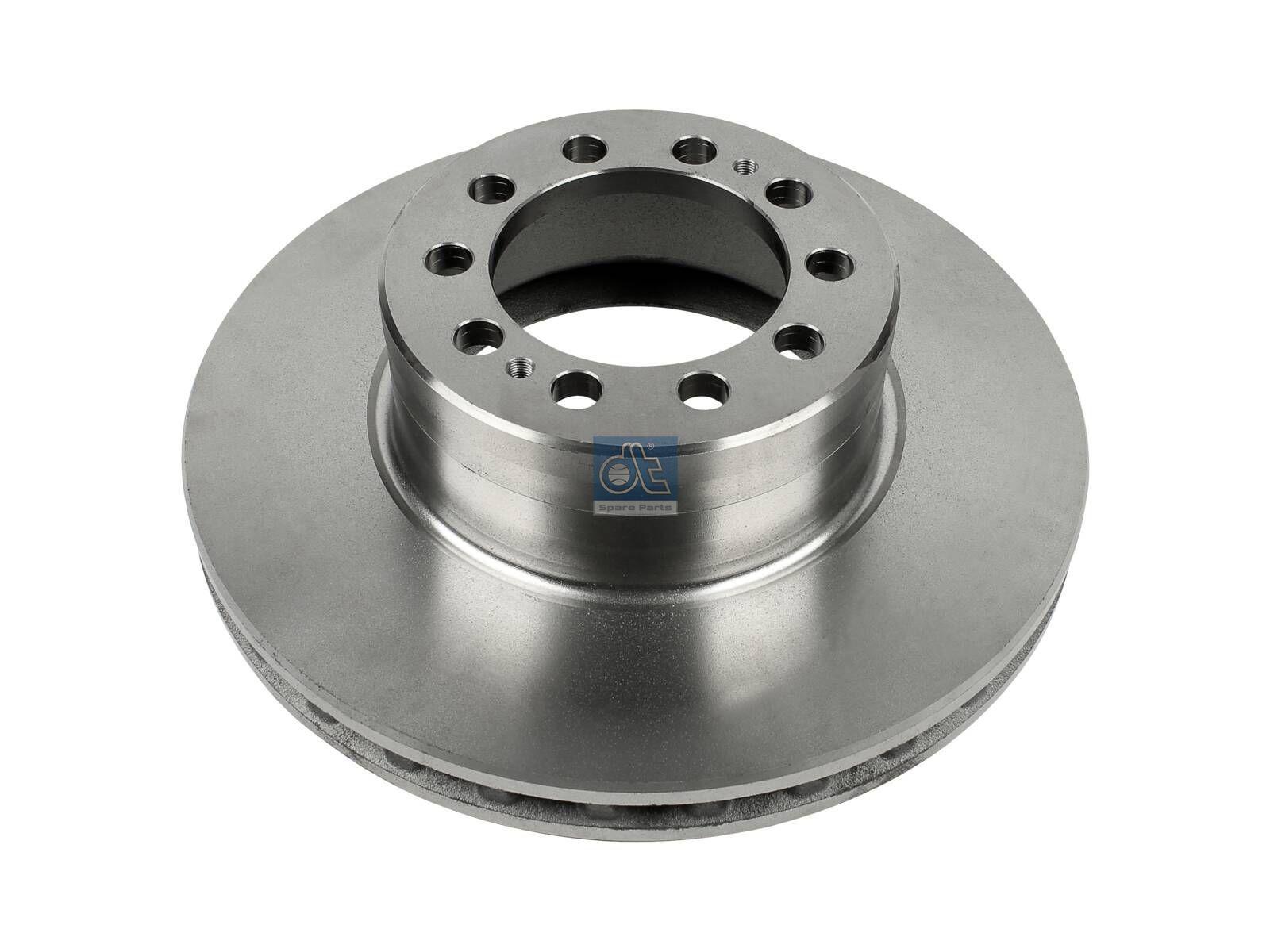 DT Spare Parts 4.65969 Bremsscheibe, D: 430 mm, 10 bores, b: 21 mm, P: 168 mm, d: 131 mm, H: 131,5 mm, S: 45 mm, s: 37 mm passend für Mercedes-Benz