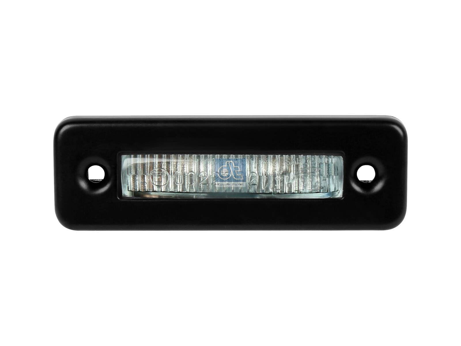 DT Spare Parts 4.66219 Kennzeichenleuchte, mit Glühlampe, 24 V, C5W passend für Mercedes-Benz