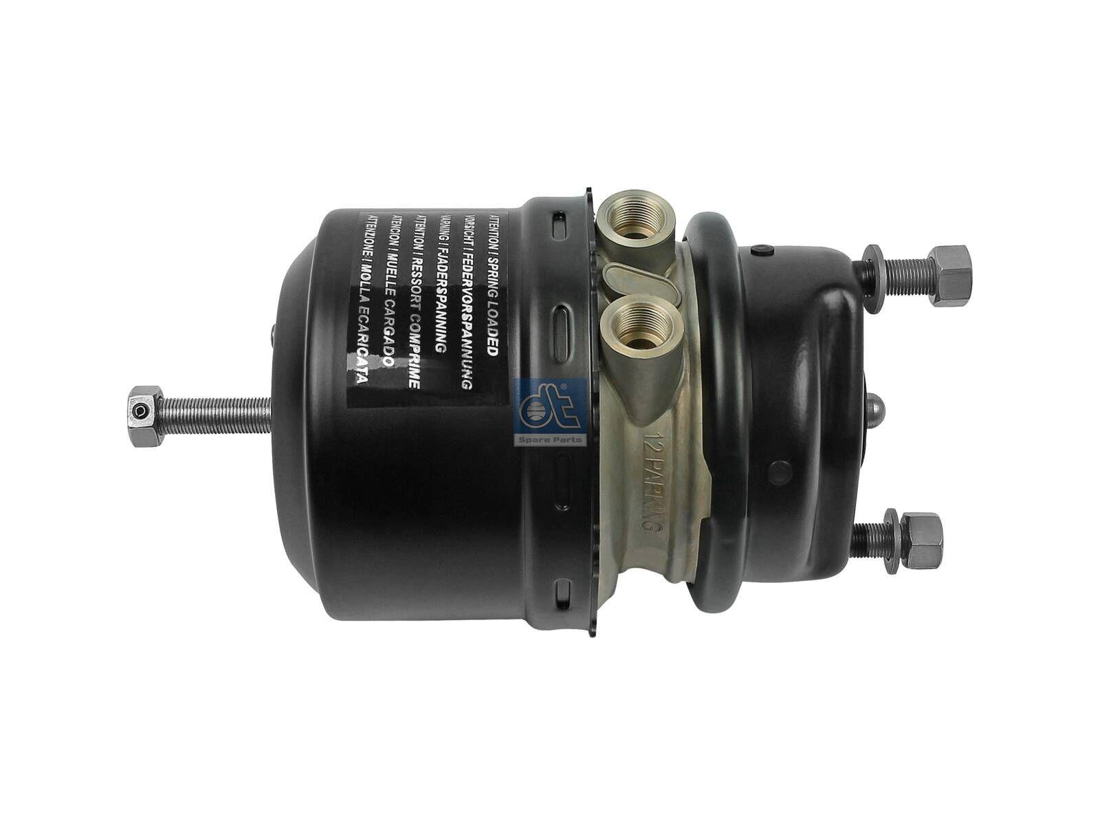 DT Spare Parts 4.67666 Federspeicherbremszylinder, rechts, M16 x 1,5, M22 x 1,5, Ls: 57 mm, Lp: 15 mm passend für Mercedes-Benz