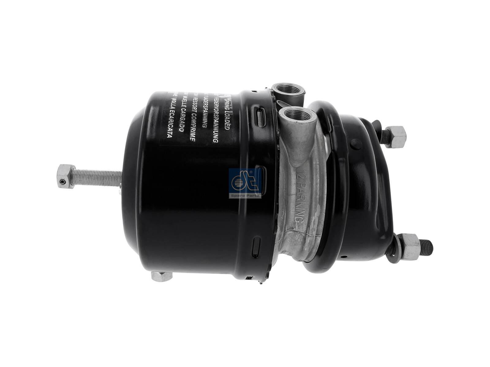 DT Spare Parts 4.67676 Federspeicherbremszylinder, rechts, M16 x 1,5, M22 x 1,5, Ls: 57 mm, Lp: 15 mm passend für Mercedes-Benz