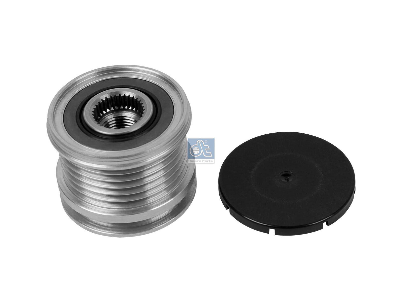 DT Spare Parts 4.67897 Riemenscheibe, Generator, M16 x 1,5, DP: 49,7 mm, W: 45,8 mm, 6 grooves passend für Mercedes-Benz
