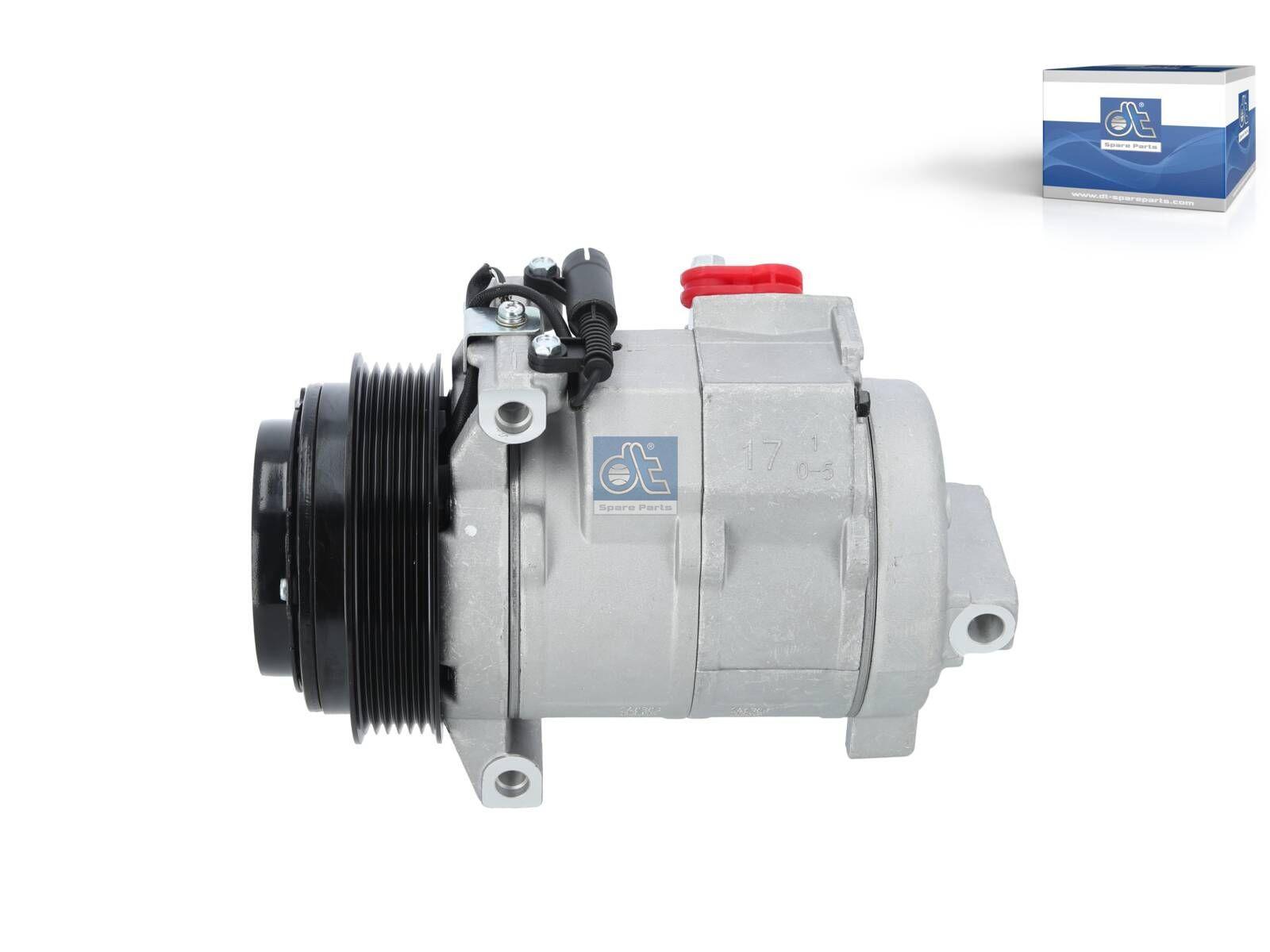 DT Spare Parts 4.68811 Kompressor, Klimaanlage, Öl befüllt, 12 V, 6 PK, DP: 119 mm, 6 grooves passend für Mercedes-Benz