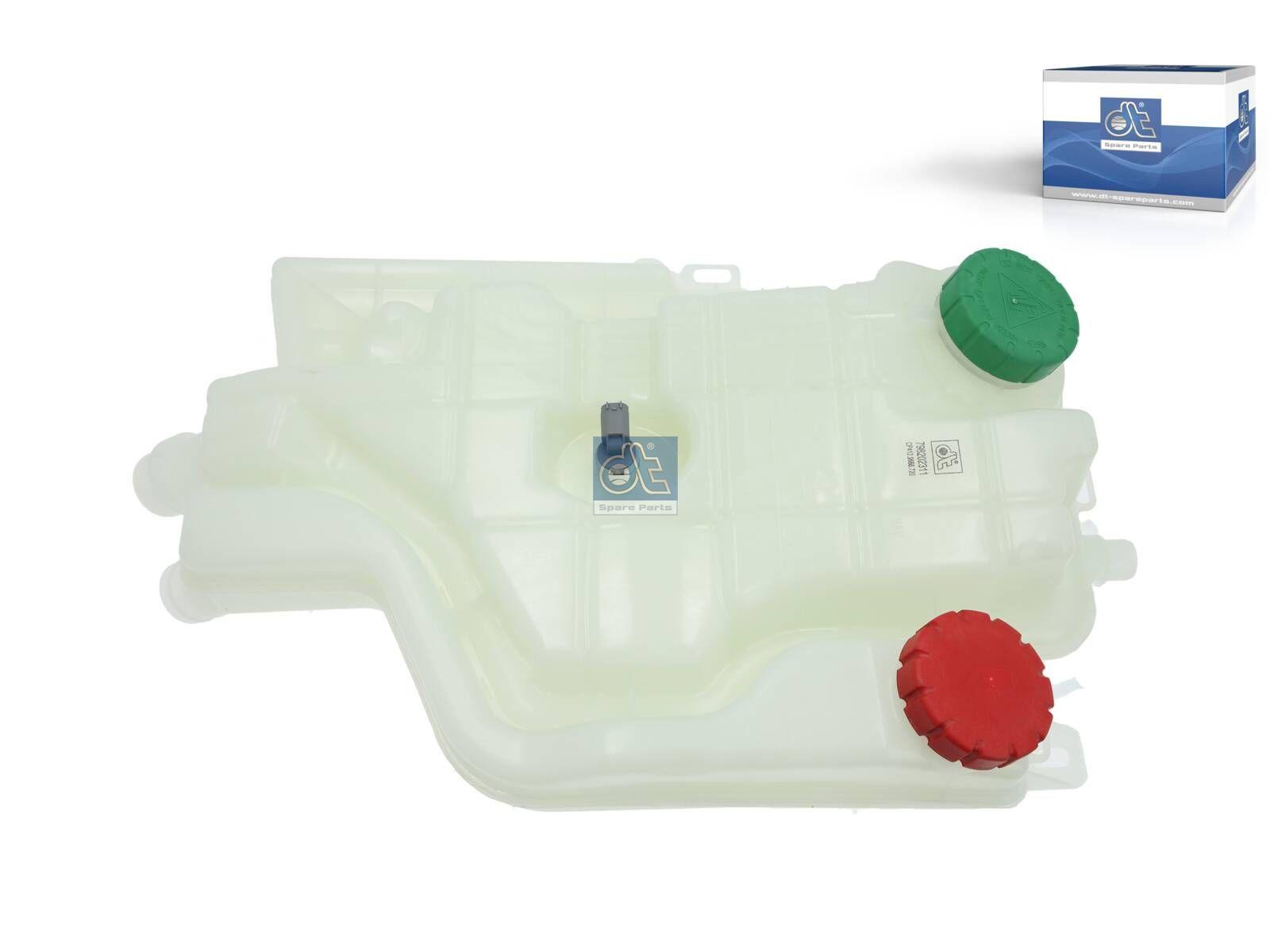 DT Spare Parts 4.70720 Ausdehnungsgefäß, mit Deckeln, mit Sensor passend für Mercedes-Benz