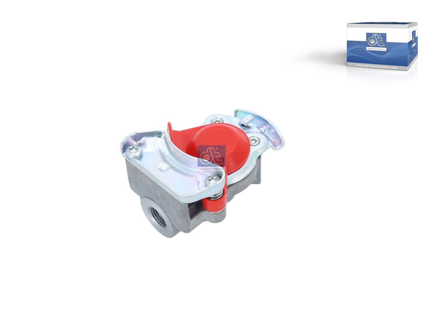 DT Spare Parts 4.71723 Kupplungskopf, roter Deckel, mit Dichtung, M16 x 1,5, 10 bar passend für Multimarken