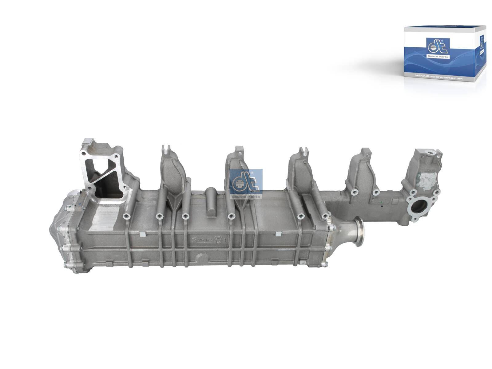 DT Spare Parts 4.73001 Kühler, Abgasrückführung, L: 593 mm, W: 153 mm, T: 146 mm passend für Mercedes-Benz