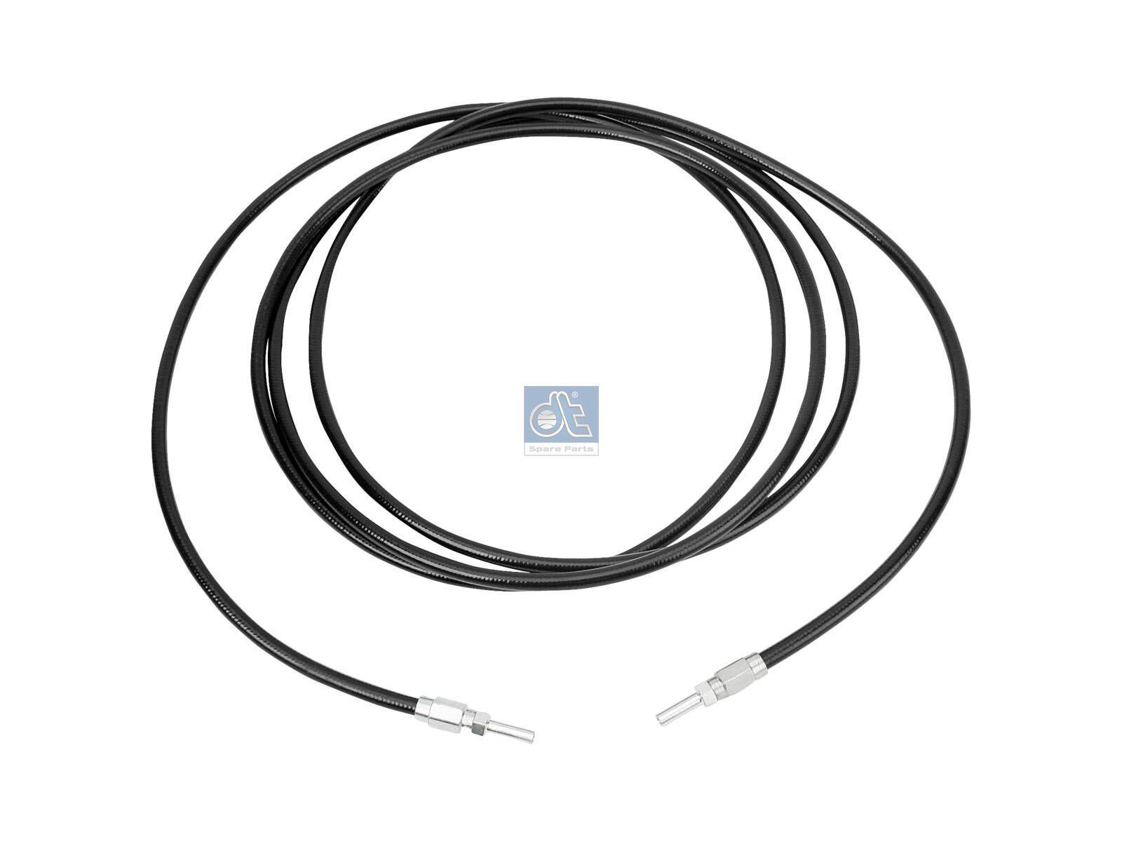 DT Spare Parts 4.80170SP Schlauchleitung, Fahrerhauskippung, D: 8 mm, D: 8 mm, L: 3520 mm, L1: 3100 mm, 210 bar passend für Mercedes-Benz