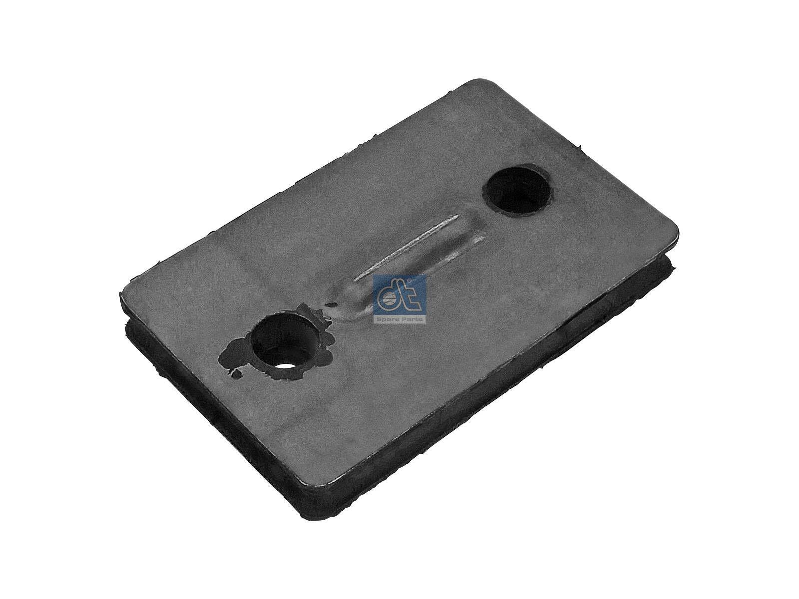 DT Spare Parts 4.81166 Gummipuffer, L: 110,5 mm, W: 84,5 mm, H: 13 mm passend für Mercedes-Benz