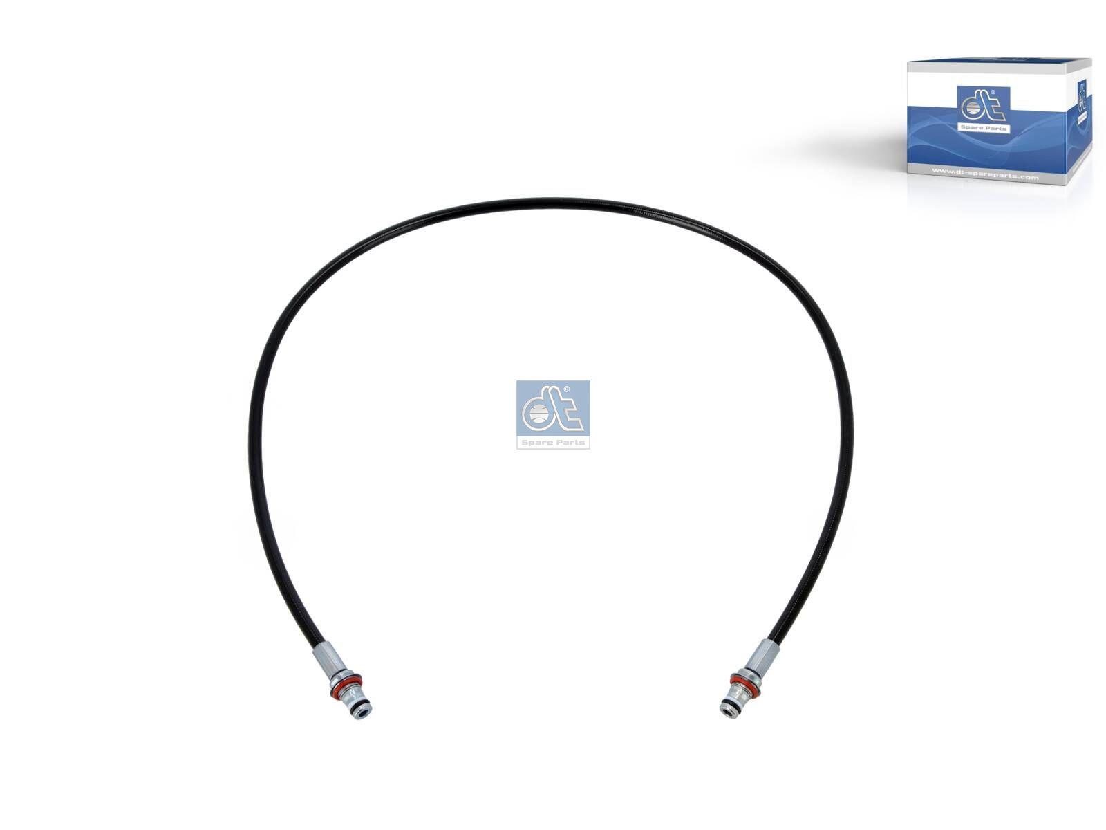DT Spare Parts 4.81501 Schlauchleitung, Fahrerhauskippung, L: 850 mm, 630 bar passend für Mercedes-Benz