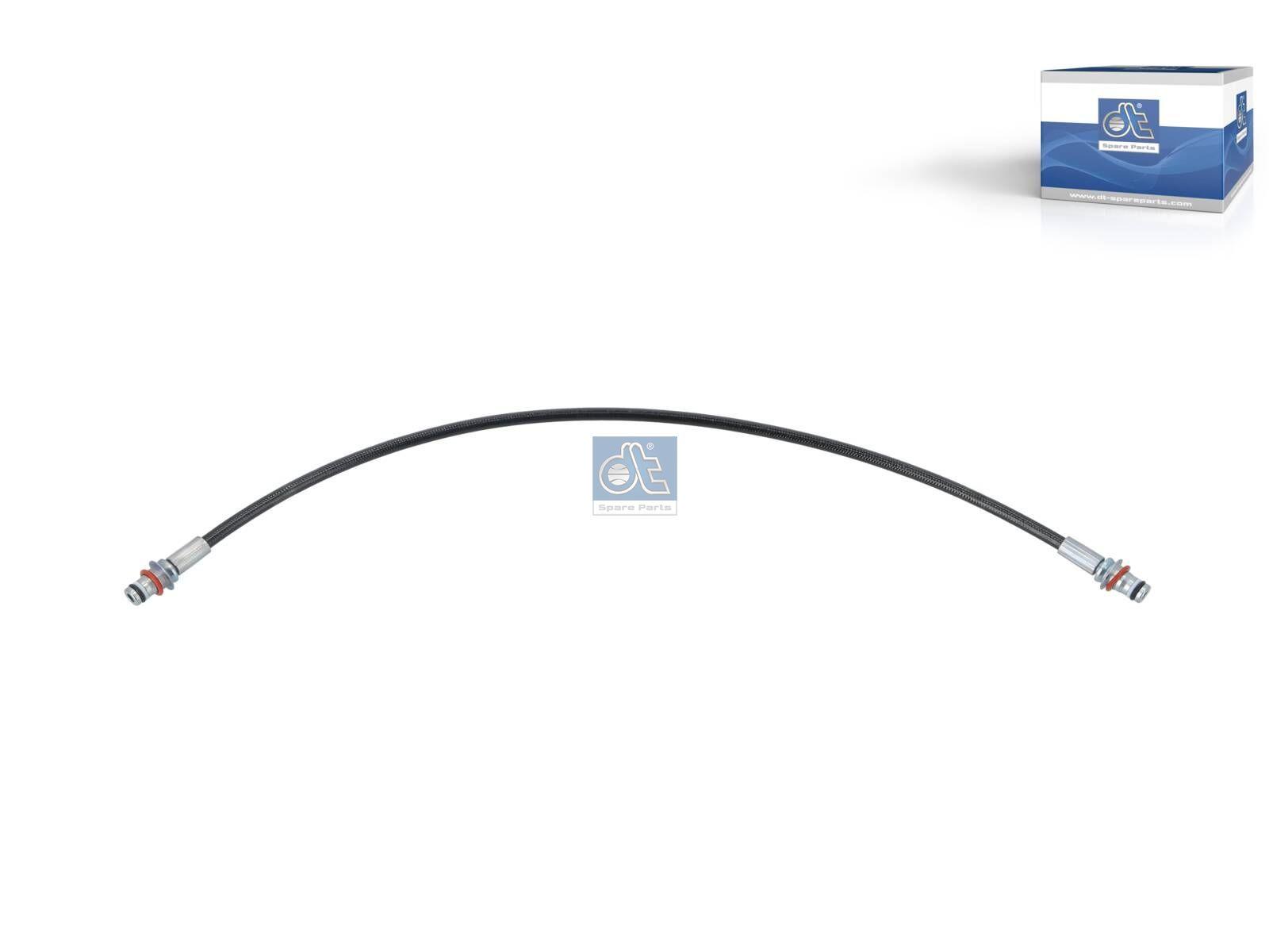 DT Spare Parts 4.81502 Schlauchleitung, Fahrerhauskippung, L: 500 mm, 630 bar passend für Mercedes-Benz