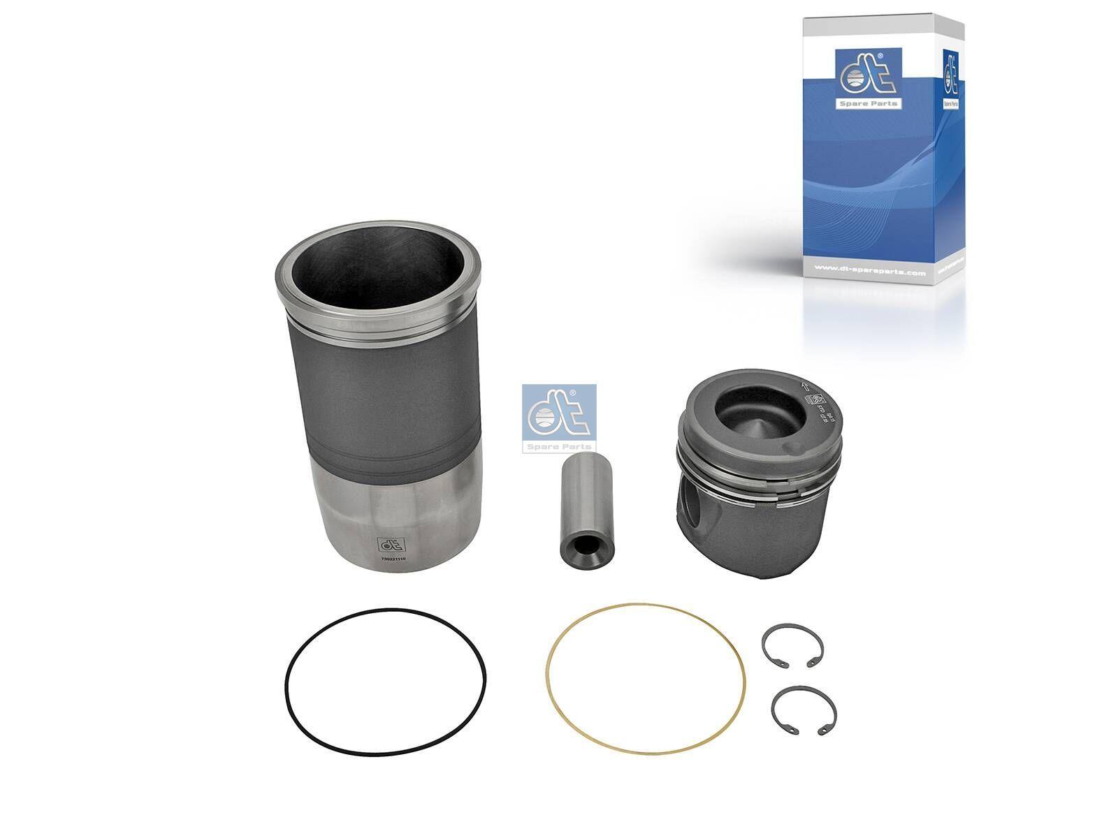 DT Spare Parts 4.90969 Kolben mit Laufbuchse, D: 128 mm passend für Mercedes-Benz