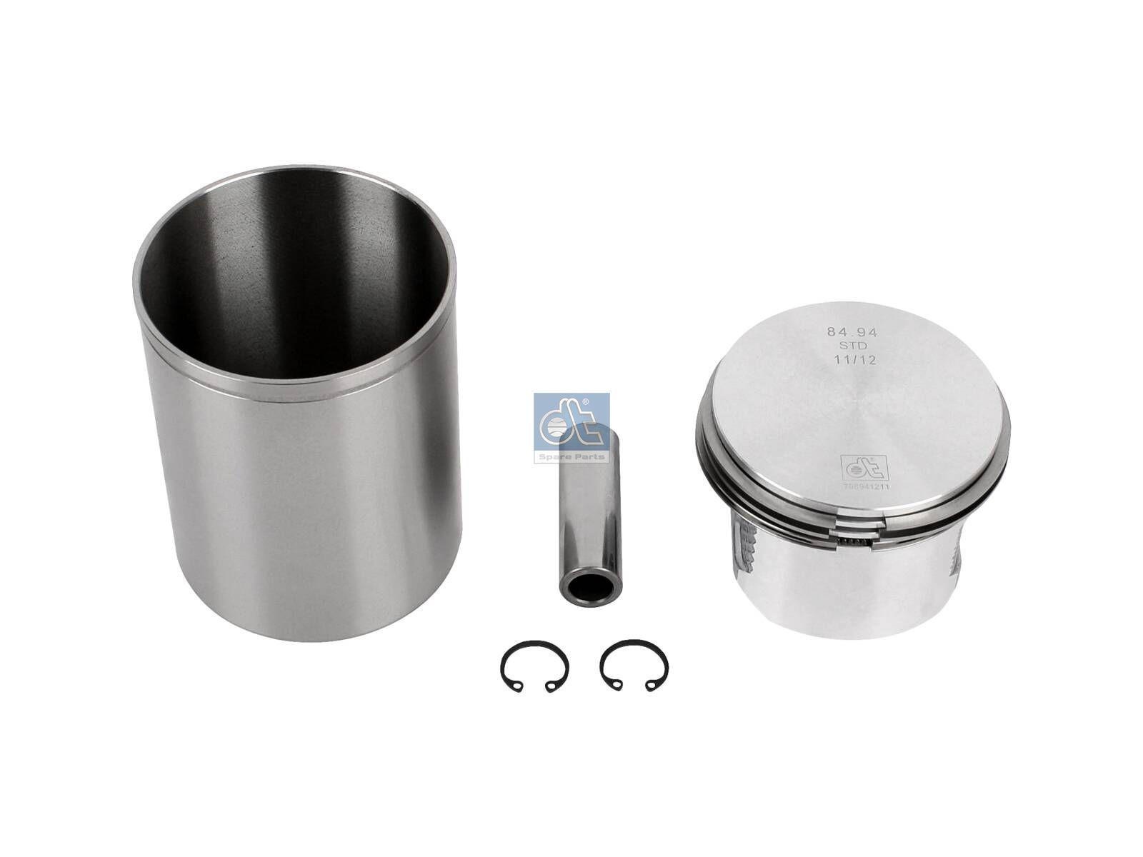 DT Spare Parts 4.91728 Kolben-Laufbuchsensatz, Kompressor, D: 85 mm passend für Mercedes-Benz