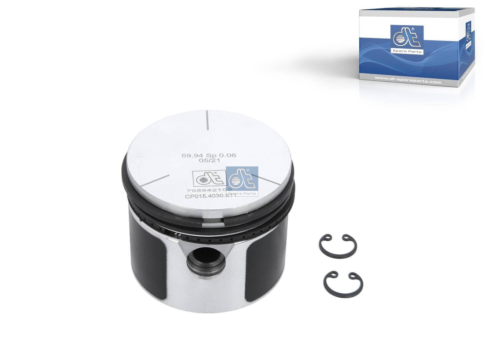 DT Spare Parts 4.91811 Kolben, Kompressor, D: 60 mm passend für Multimarken