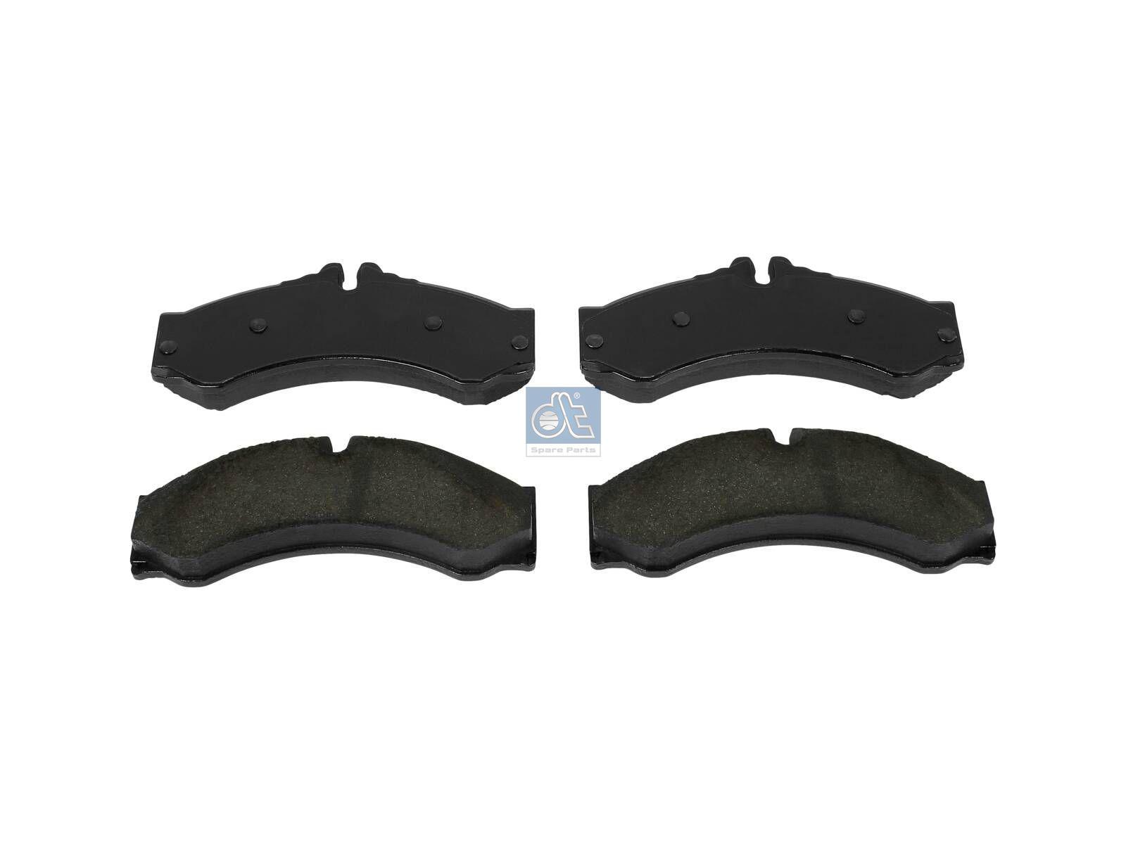 DT Spare Parts 4.91902 Scheibenbremsbelagsatz, W: 164,9 mm, S: 19,2 mm, H: 73 mm passend für Multimarken