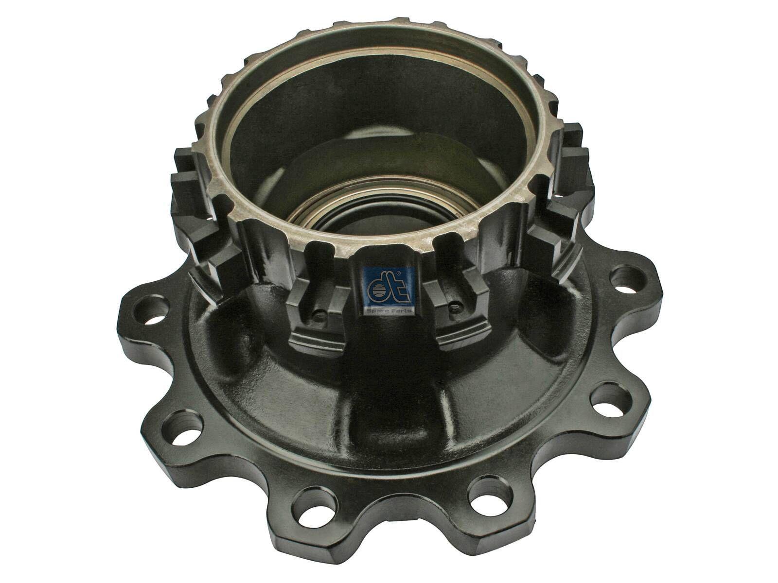 DT Spare Parts 5.30170 Radnabe, mit Lager, d1: 148 mm, d2: 148 mm, D: 383 mm, 10 bores, b: 25 mm, P: 335 mm, H: 287 mm passend für DAF