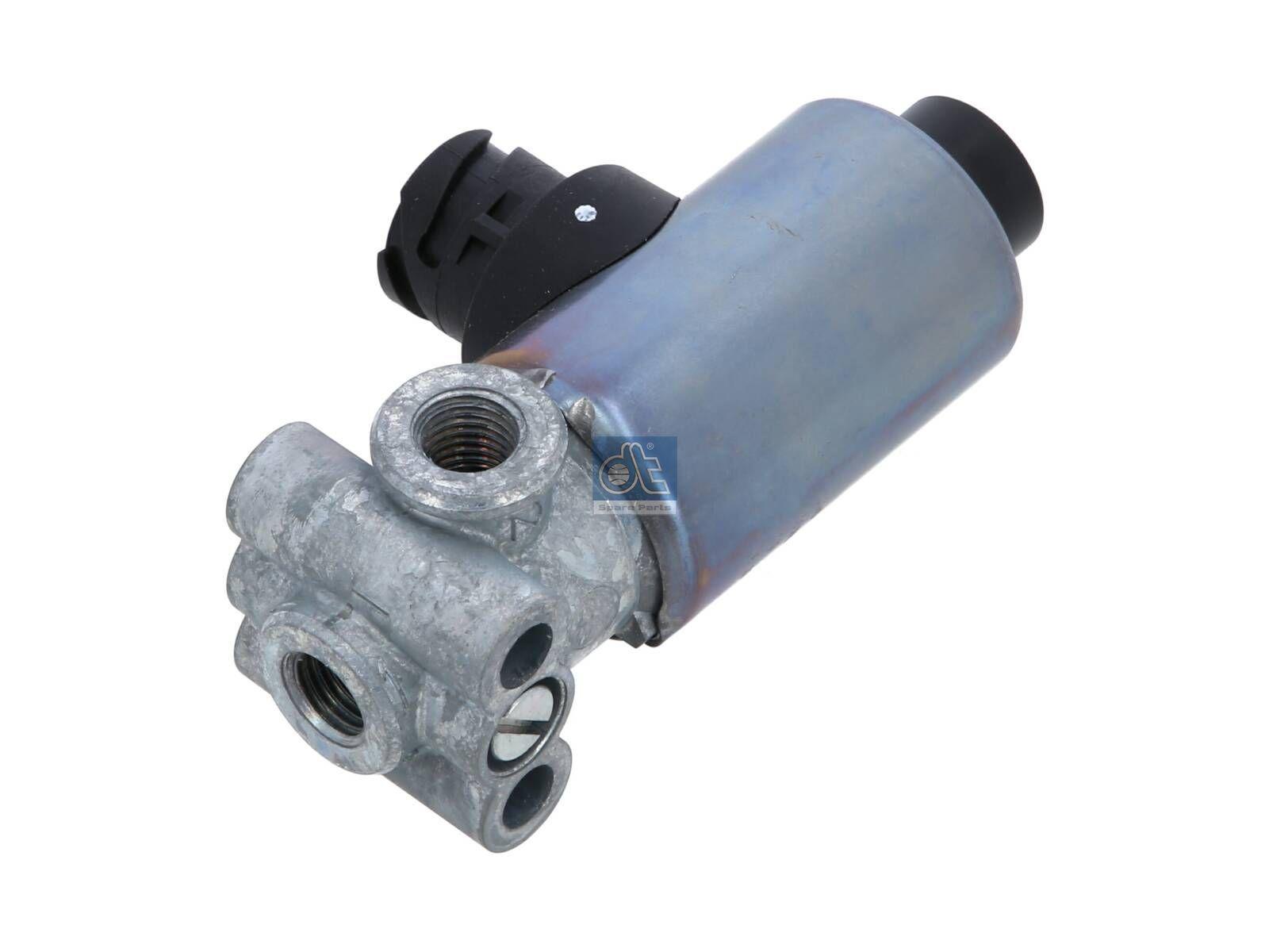 DT Spare Parts 5.43040 Magnetventil, 24 V, 0,41 A, M12 x 1,5, max. 12,5 bar, Tmin: -40 °C, Tmax: 80 °C passend für DAF