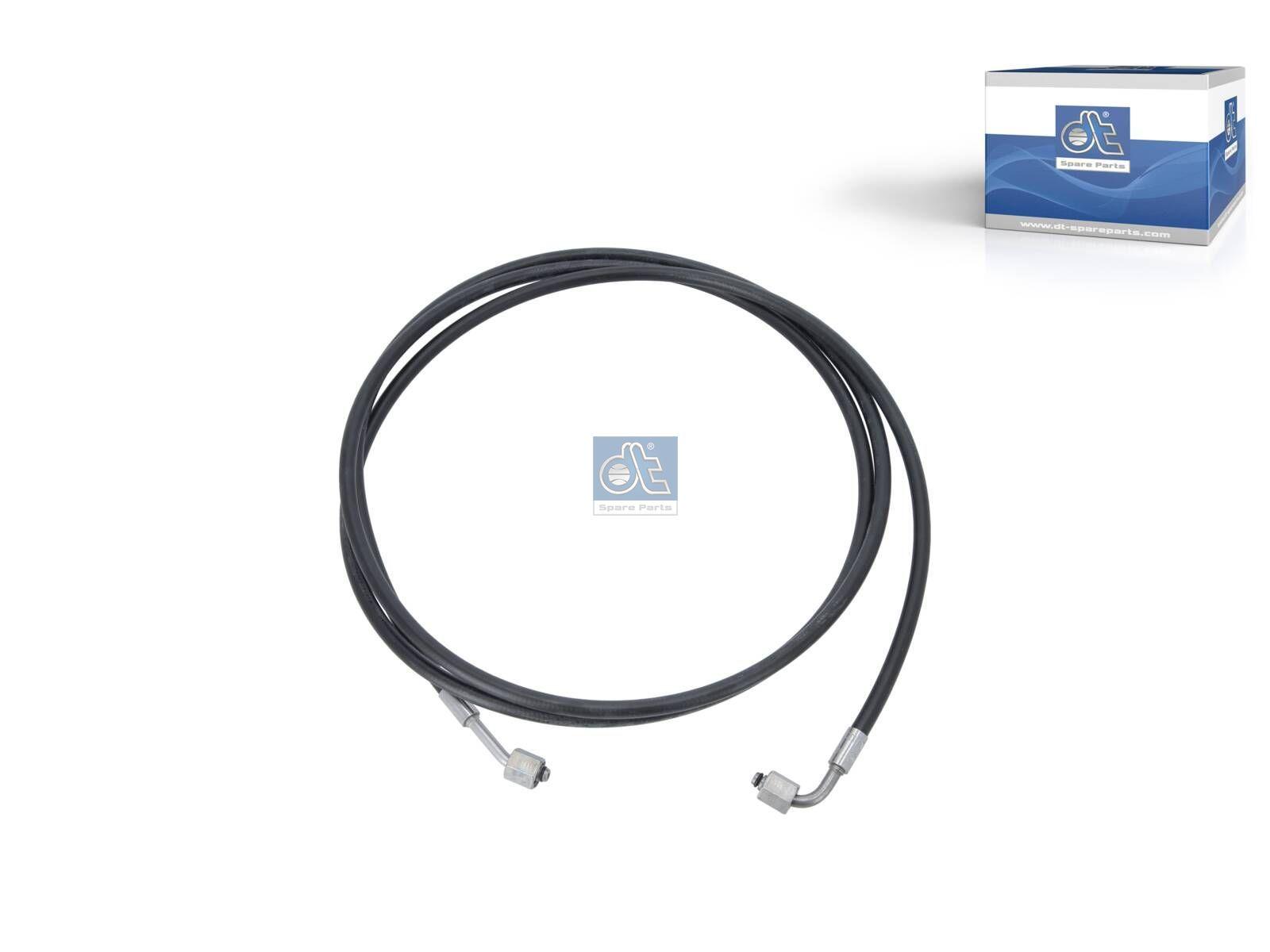 DT Spare Parts 5.62305 Schlauchleitung, Fahrerhauskippung, M12 x 1,5, L: 2600 mm, 420 bar passend für DAF