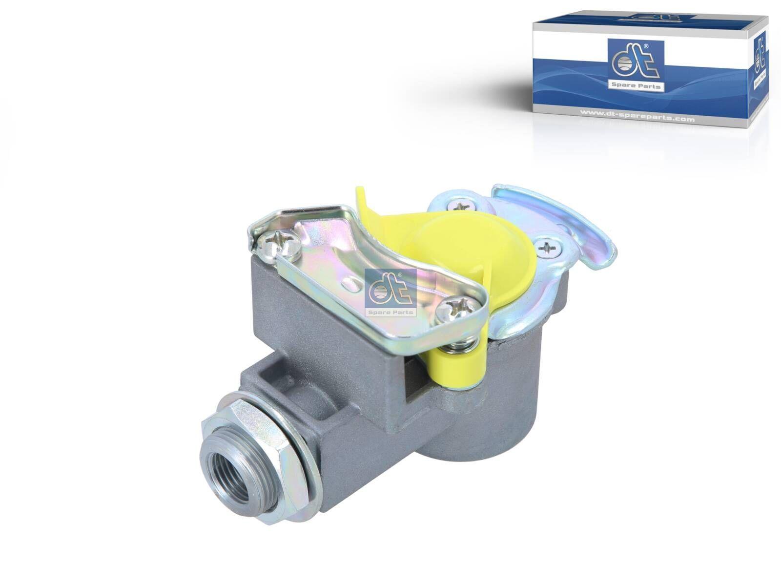DT Spare Parts 5.77027 Kupplungskopf, gelber Deckel, mit Leitungsfilter, M16 x 1,5, 8,5 bar passend für Multimarken