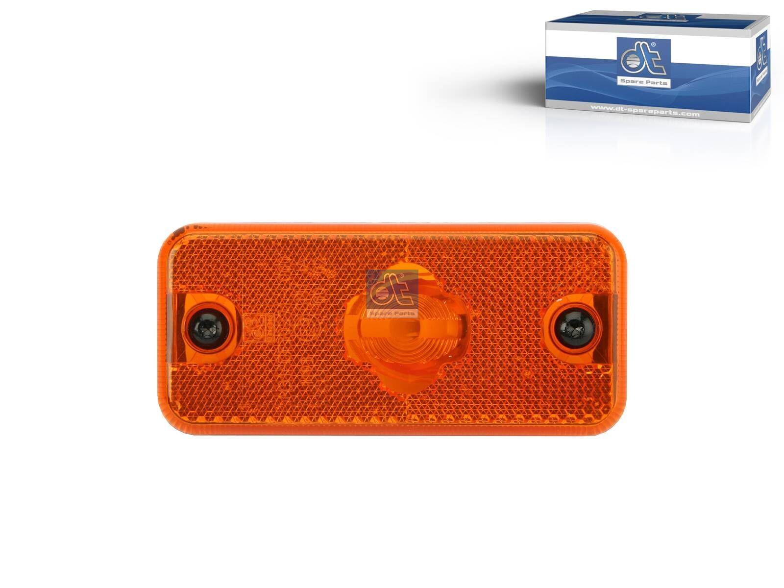 DT Spare Parts 5.81152 Seitenmarkierungsleuchte, orange, Lb: 84 mm, L: 110 mm, H: 50 mm, T: 18 mm passend für Multimarken