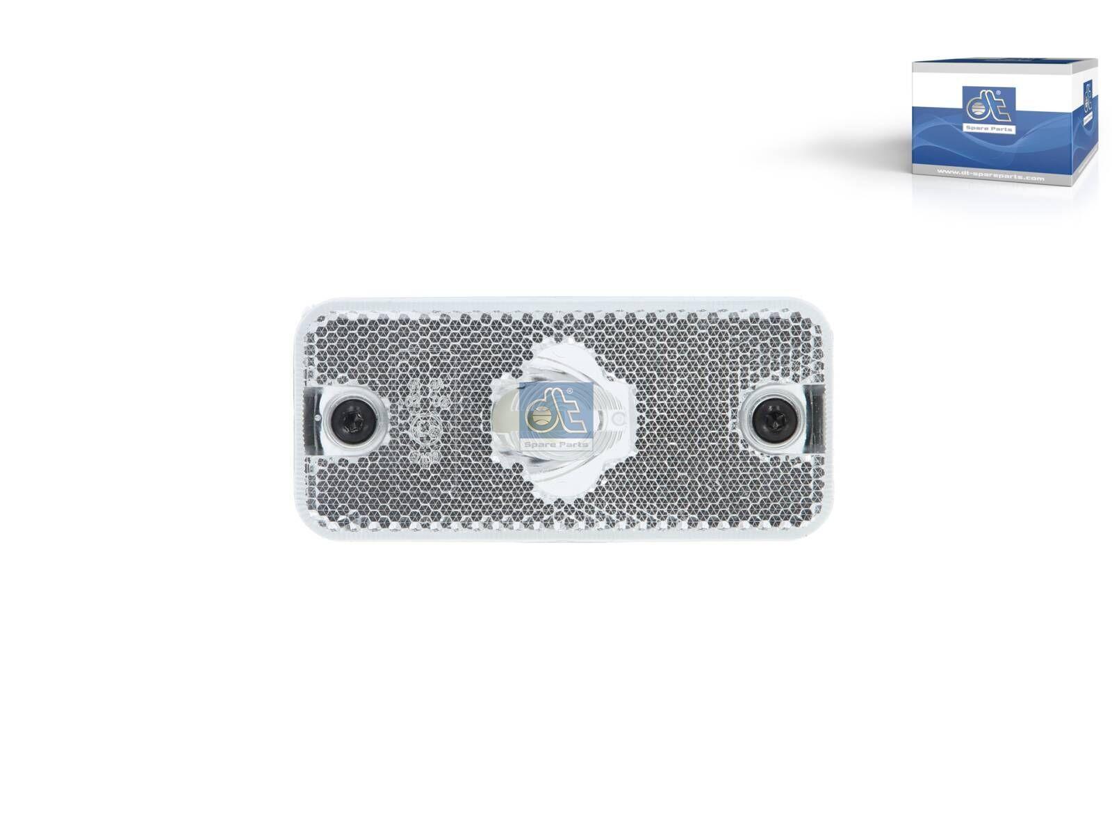 DT Spare Parts 5.81275 Seitenmarkierungsleuchte, weiß, Lb: 84 mm, L: 110 mm, H: 50 mm, T: 18 mm passend für Multimarken