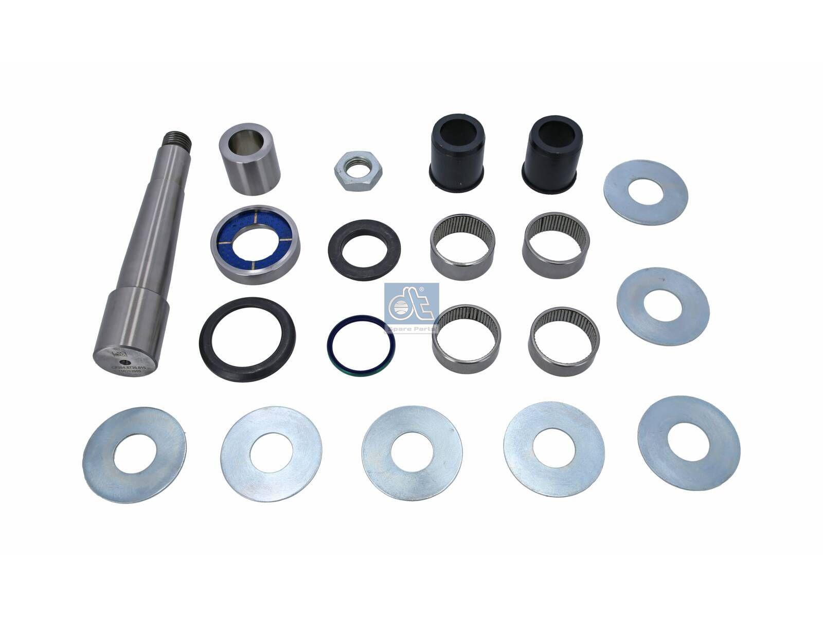 DT Spare Parts 5.92015 Achsschenkelbolzensatz, D1: 50 mm, D2: 31,5 mm, M27 x 3, L: 254 mm passend für DAF