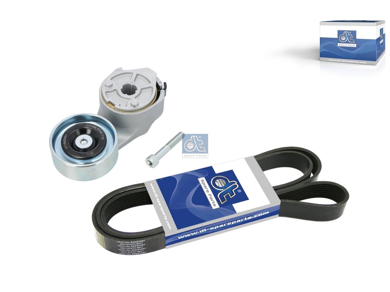 DT Spare Parts 5.94196 Riemenspannersatz, 8 PK, L: 1225 mm, W: 28,5 mm passend für DAF