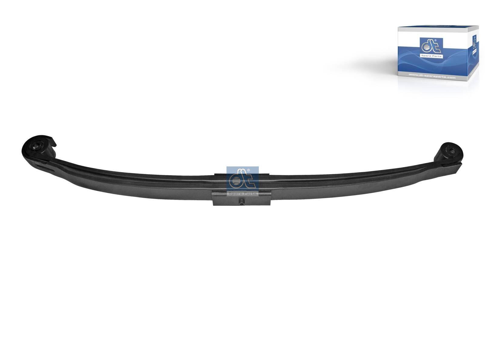 DT Spare Parts 6.11020 Blattfeder, vorne, d: 24 mm, L: 1825 mm, W: 90 mm, 2x35 + Px25 passend für Renault